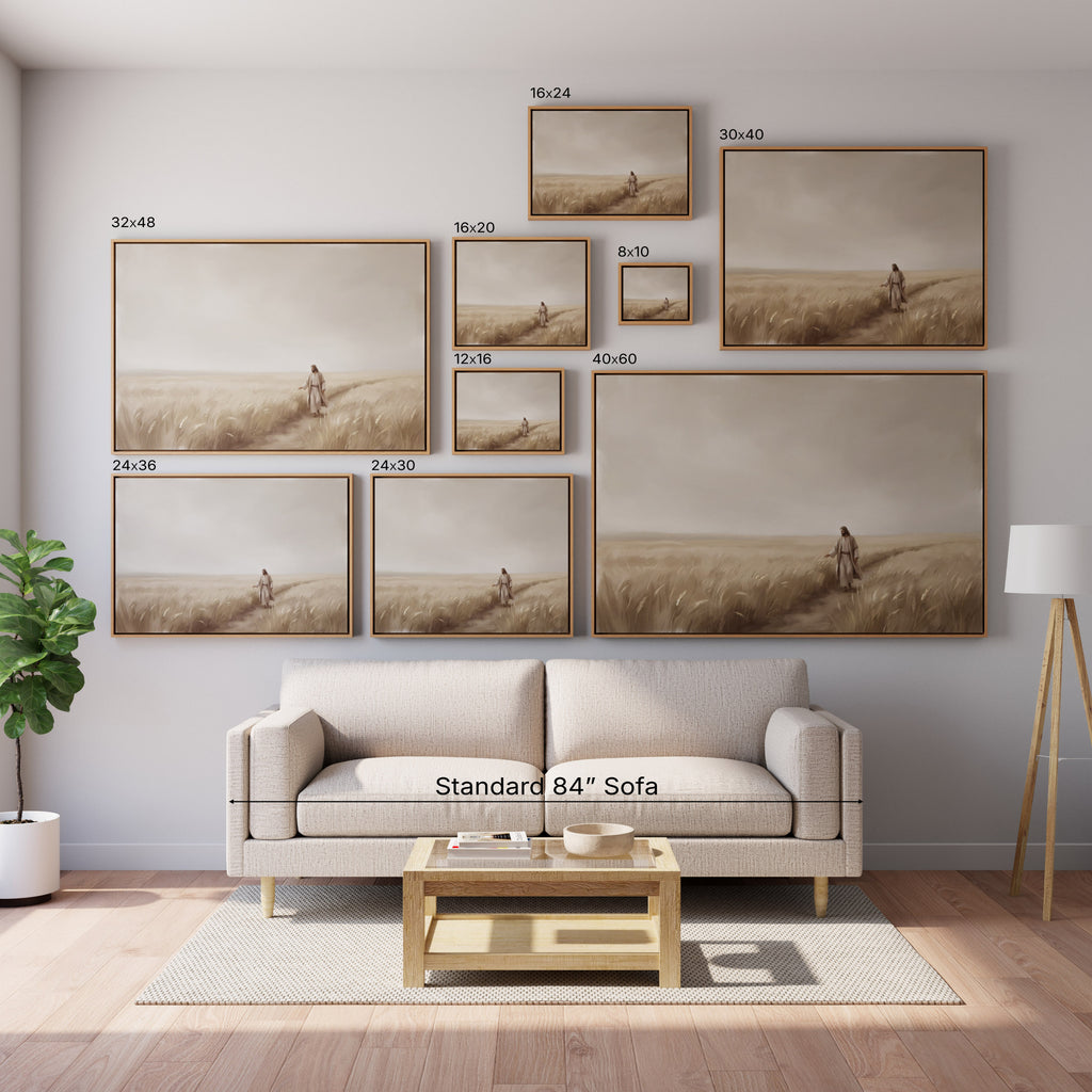 The Whispering Wheat Field - Canvas
