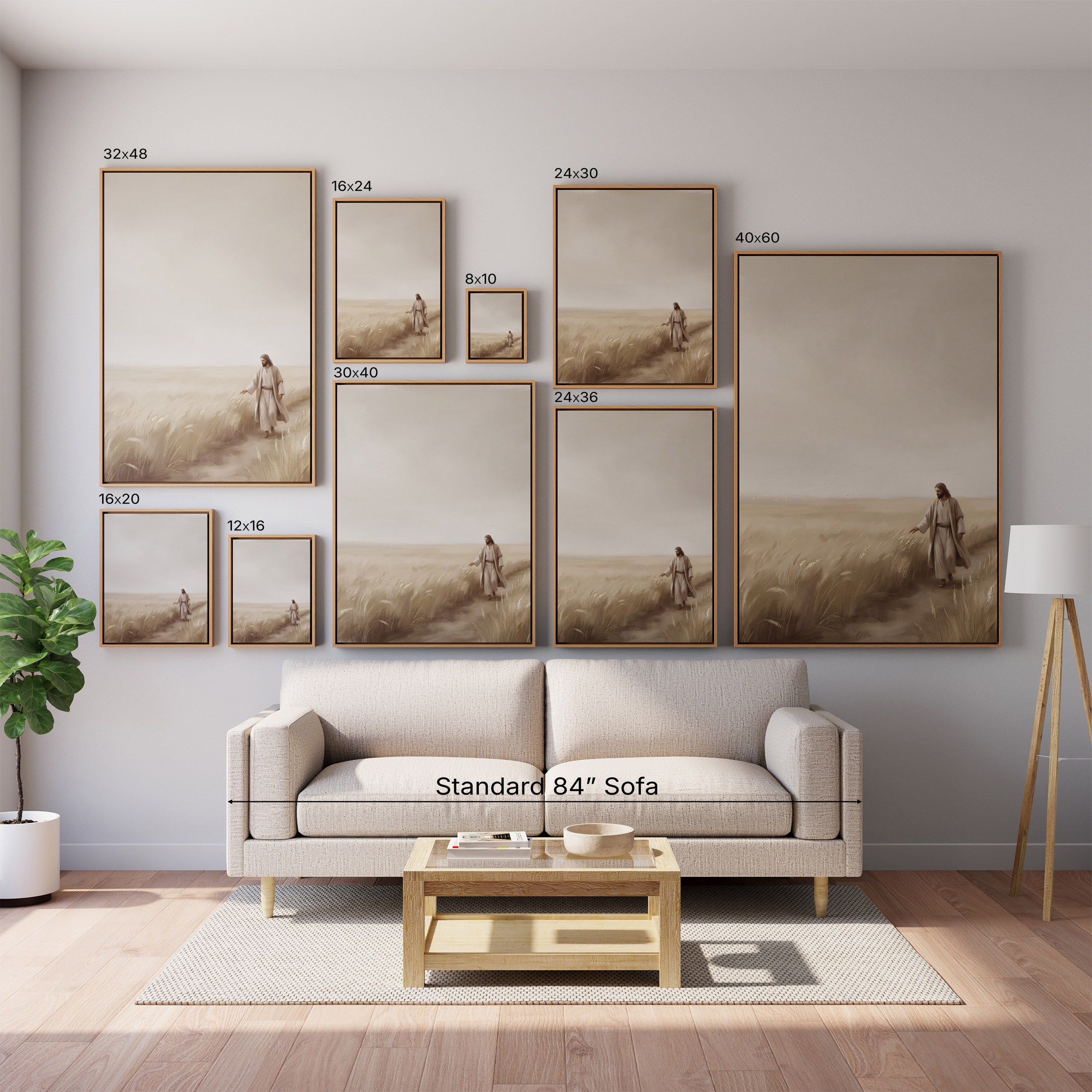 The Whispering Wheat Field - Canvas
