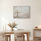 Silent Cross in the Mist - Canvas