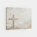 Silent Cross in the Mist - Canvas