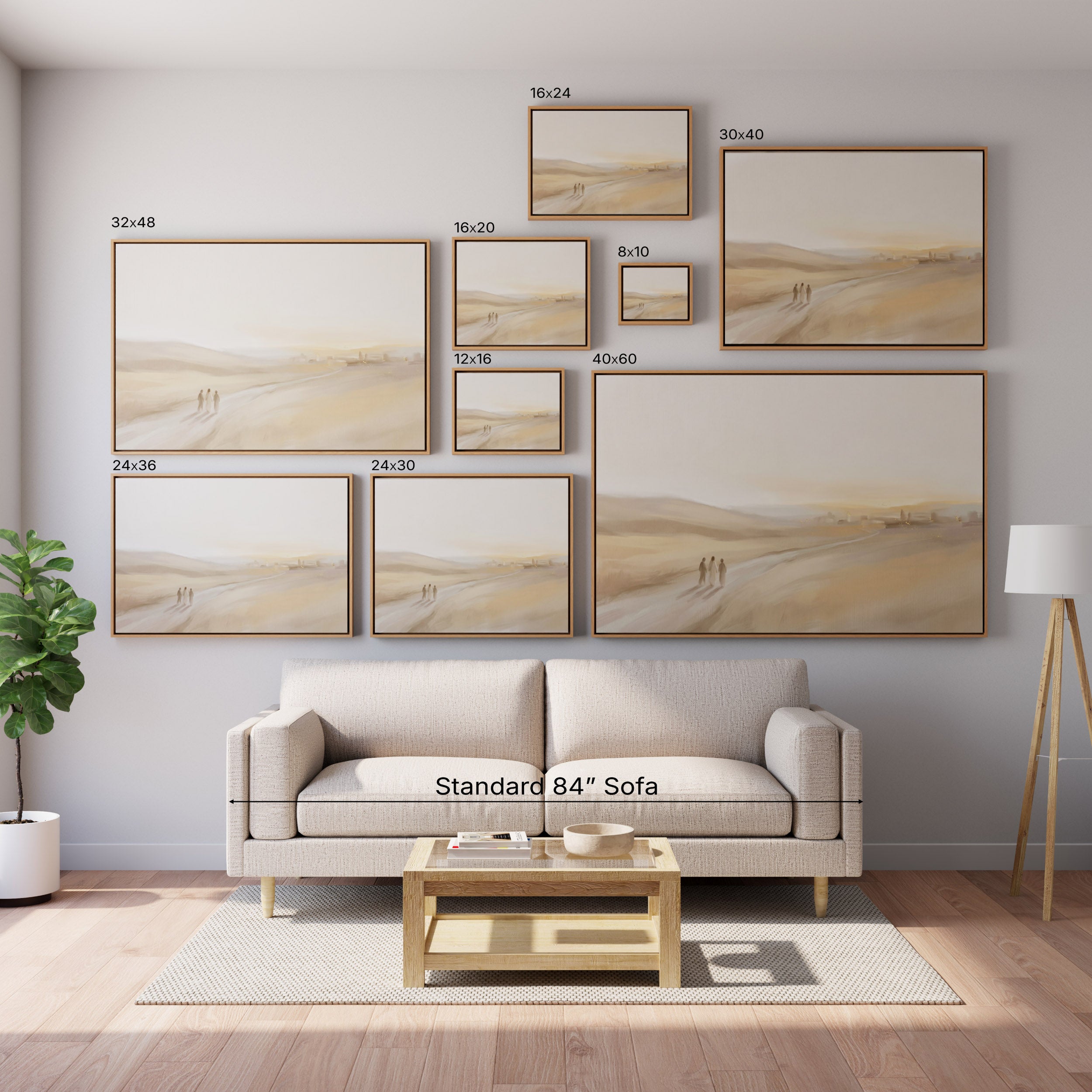 The Road to Emmaus - Canvas