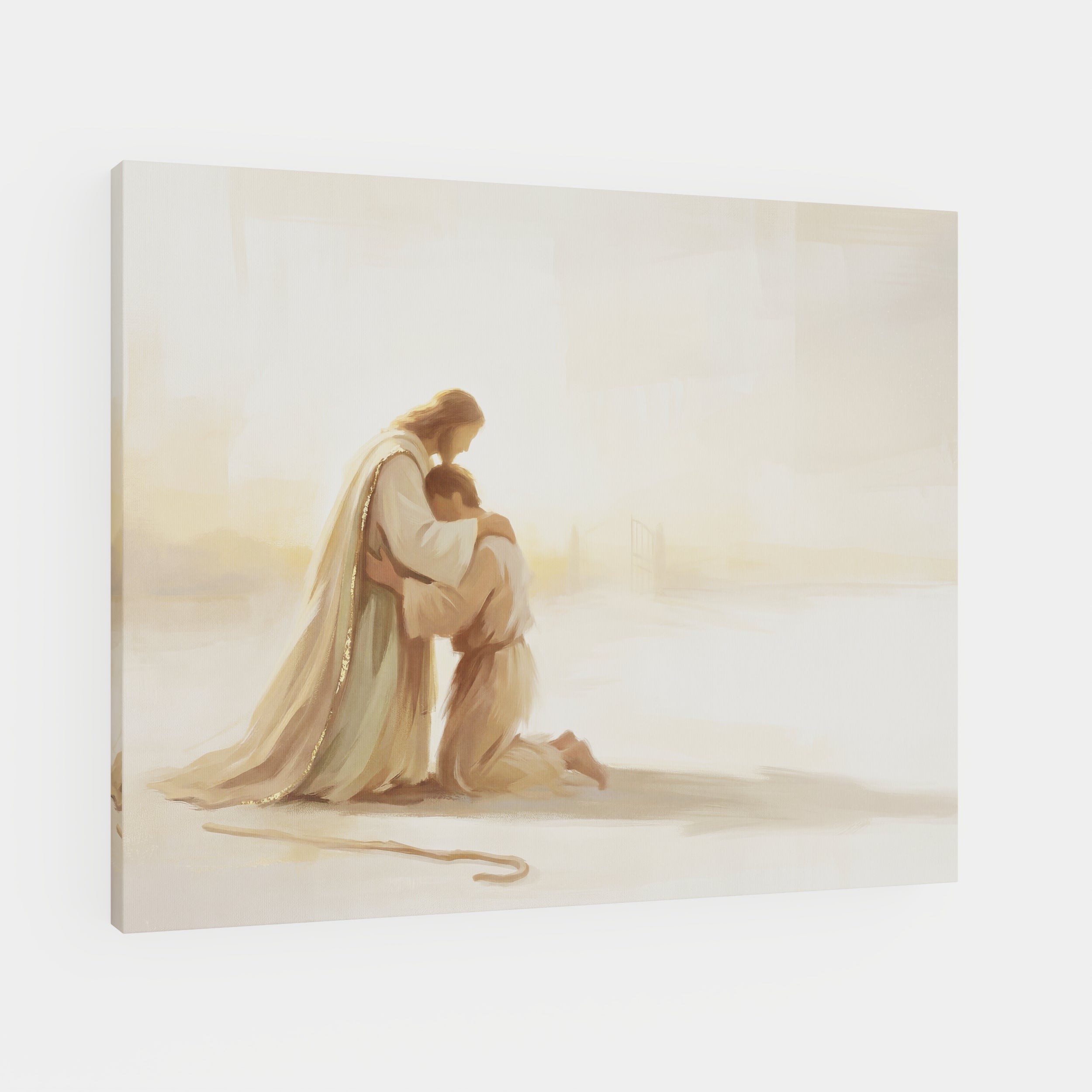 He Ran to Meet Me - Canvas