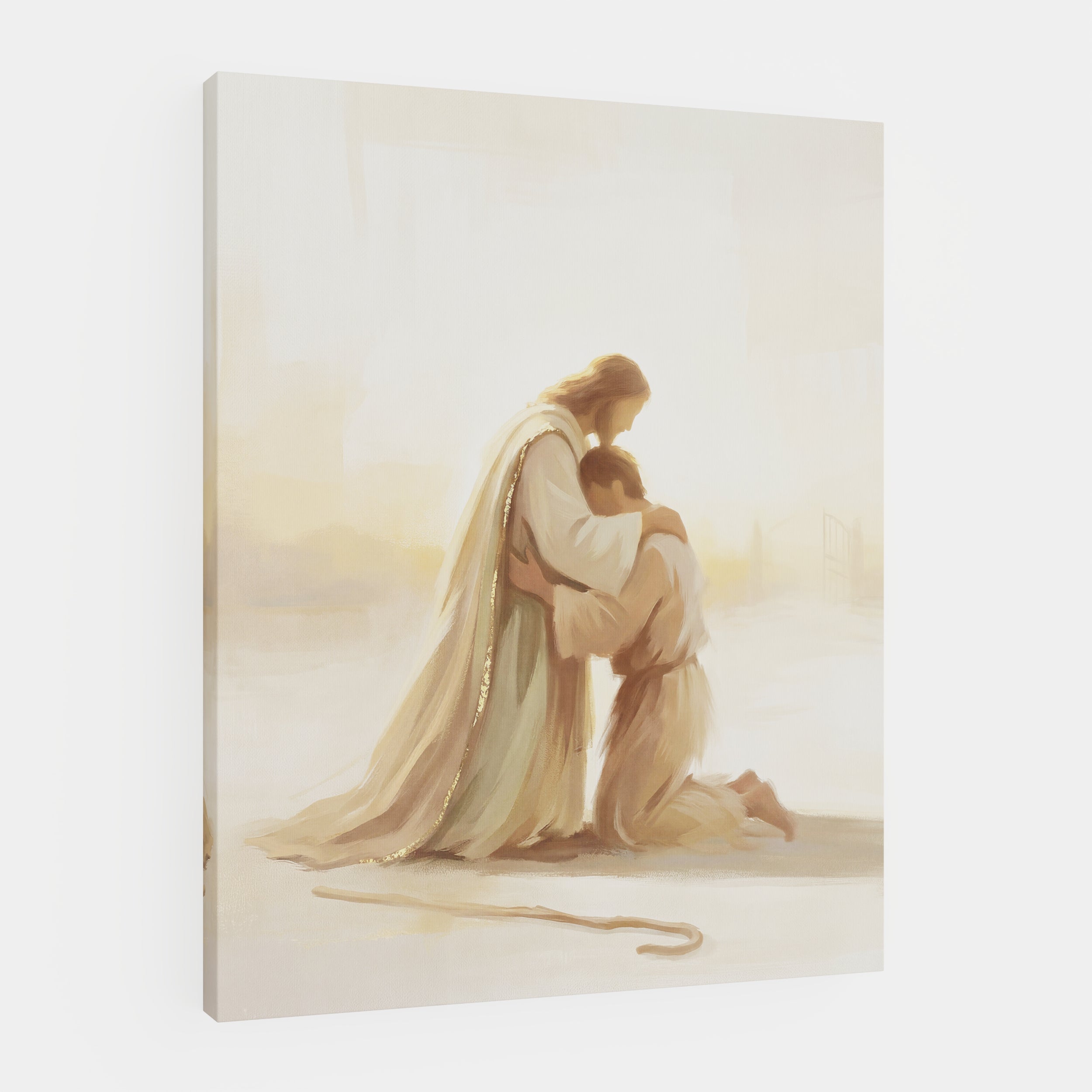 He Ran to Meet Me - Canvas