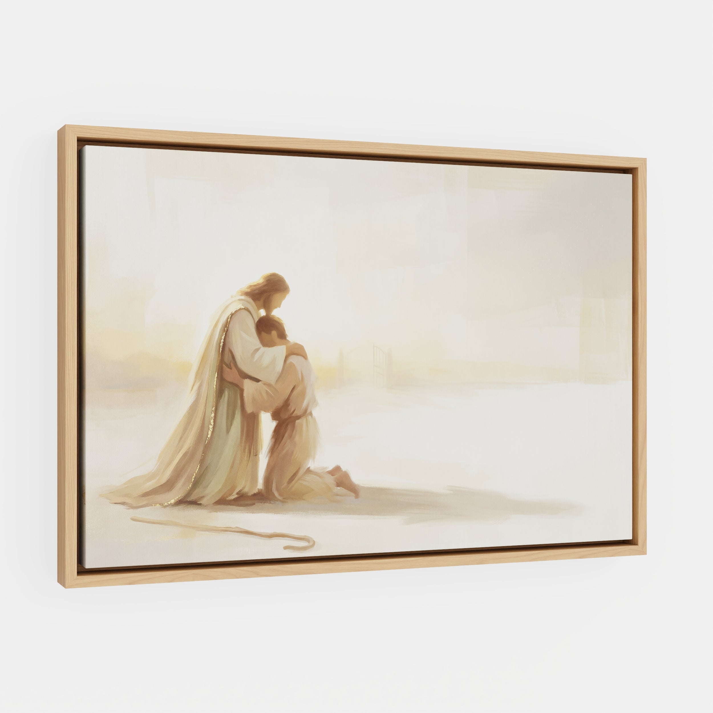 He Ran to Meet Me - Canvas