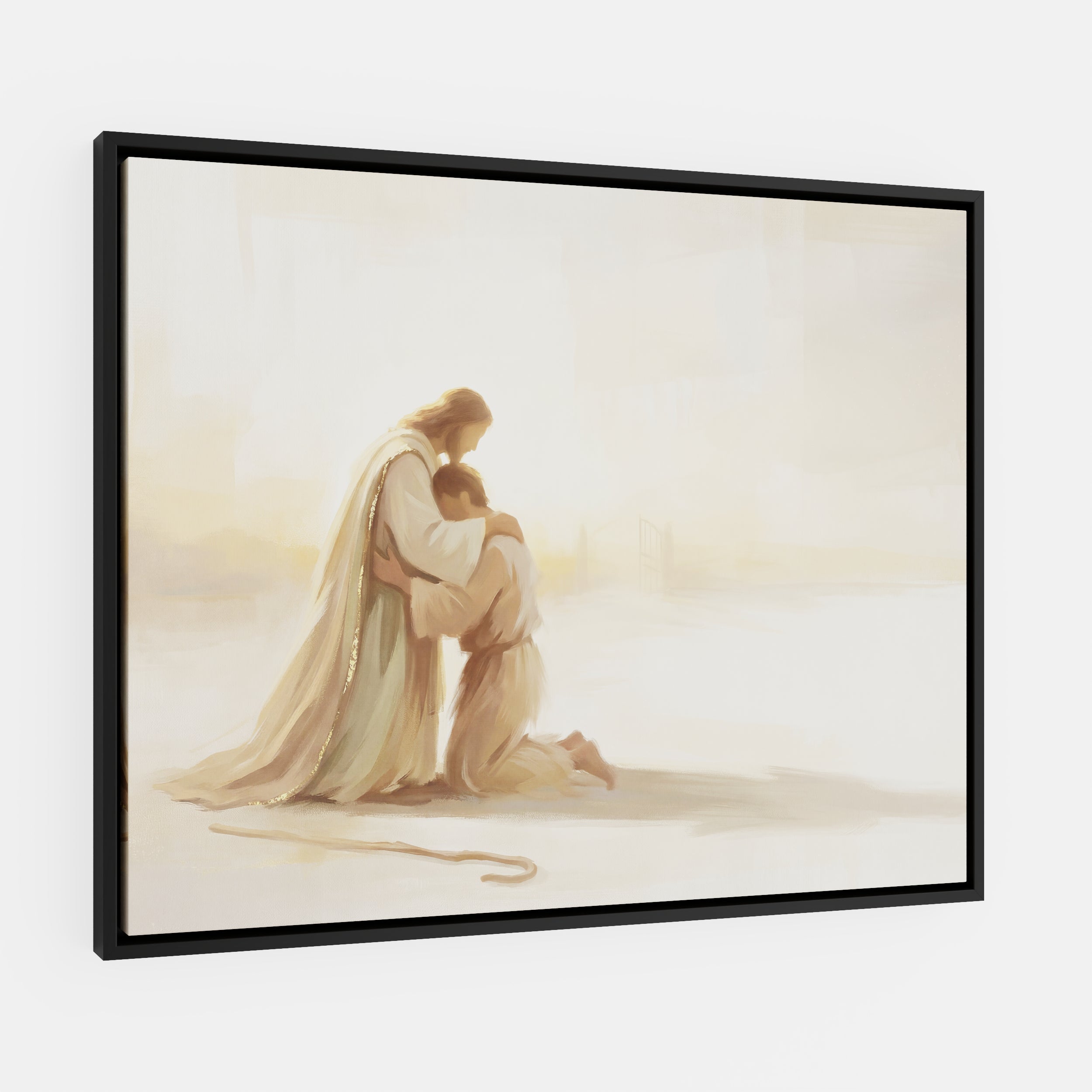 He Ran to Meet Me - Canvas