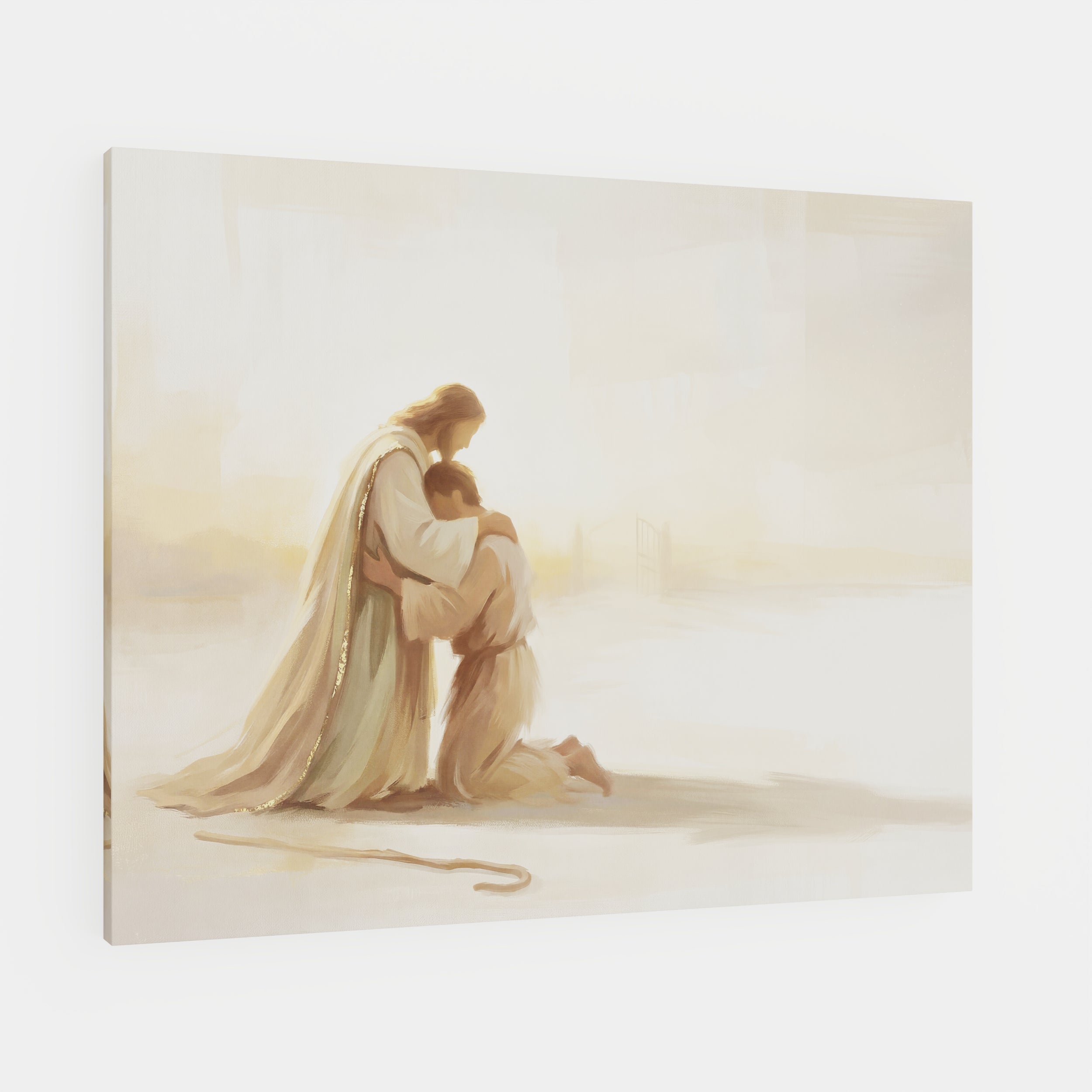 He Ran to Meet Me - Canvas