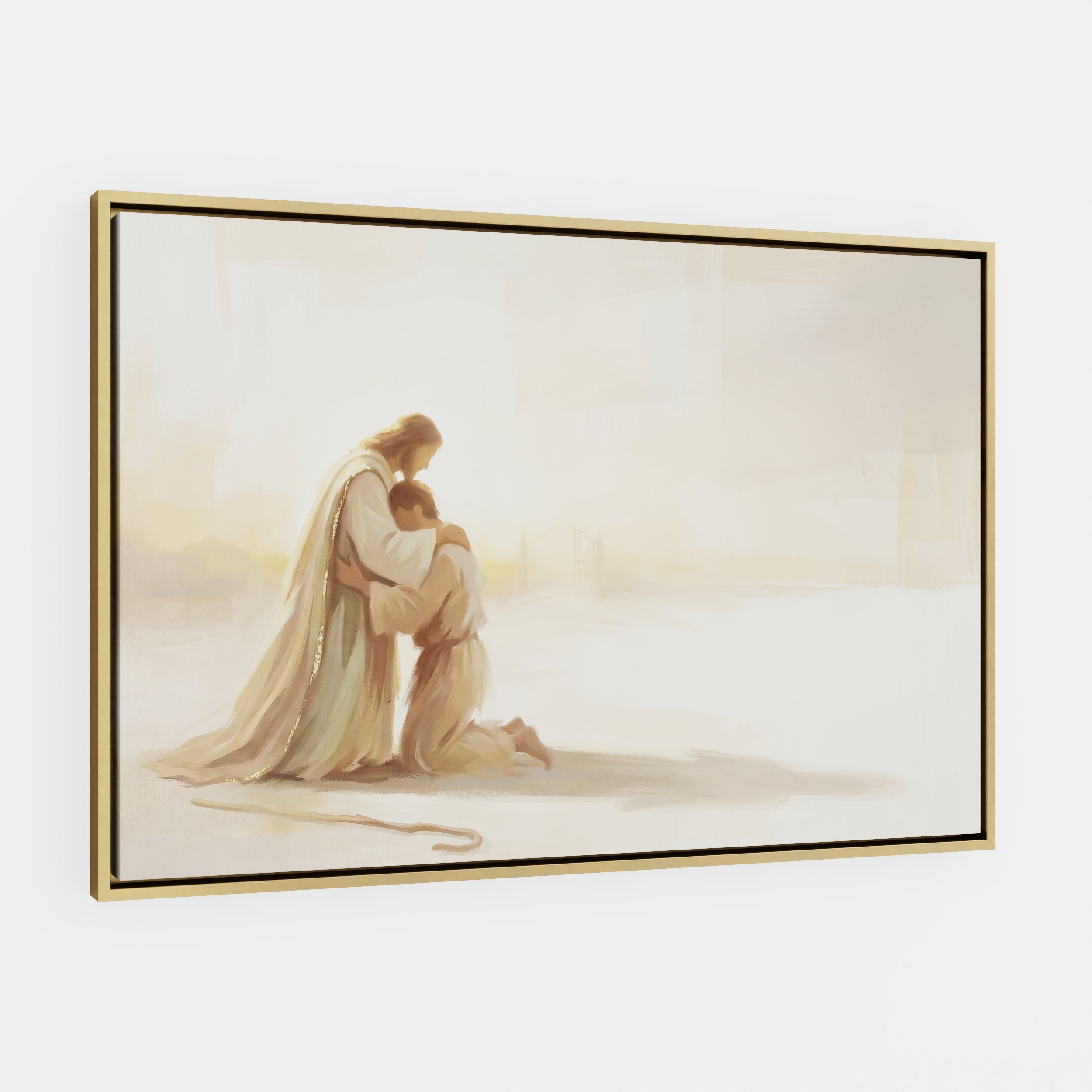 He Ran to Meet Me - Canvas
