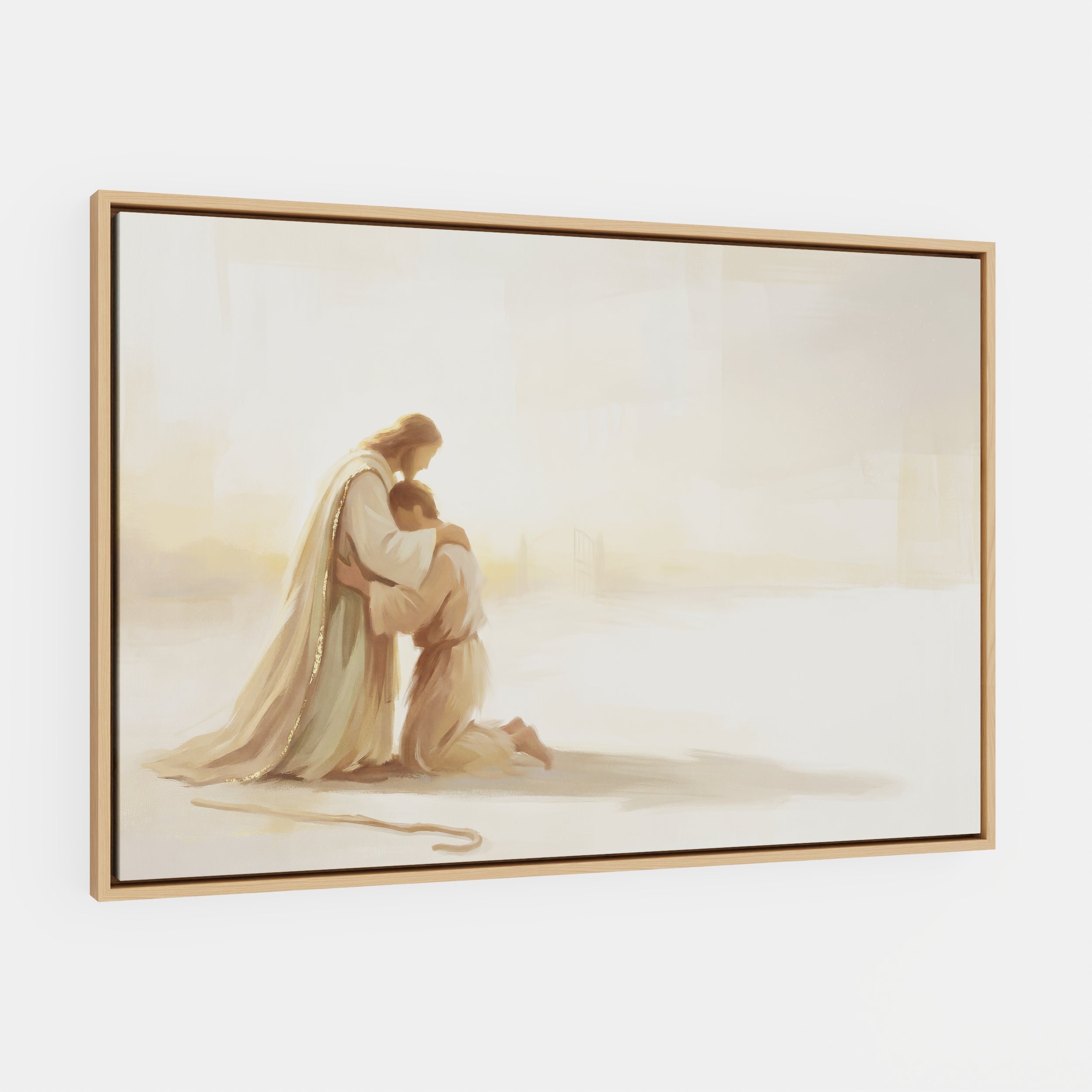 He Ran to Meet Me - Canvas