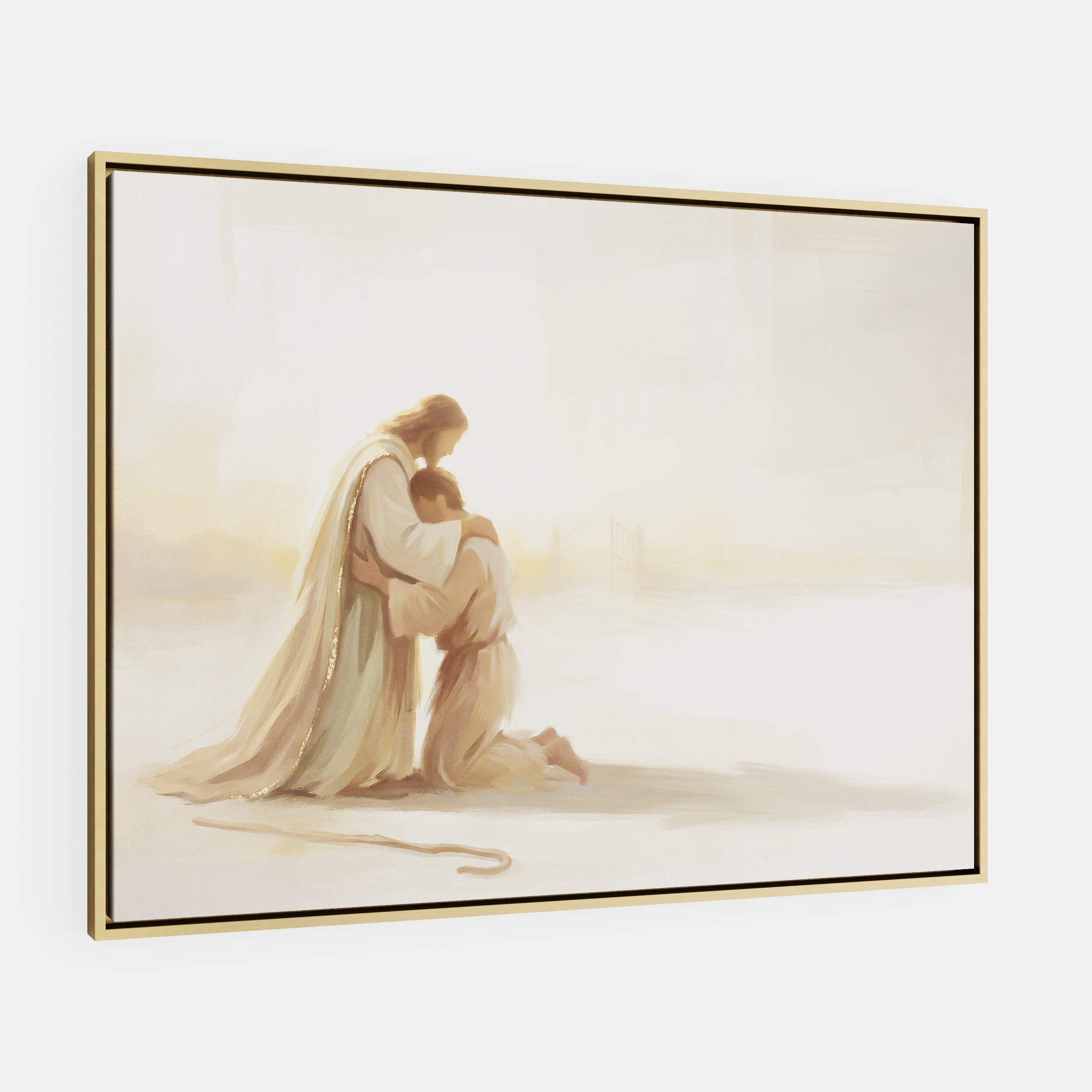 He Ran to Meet Me - Canvas