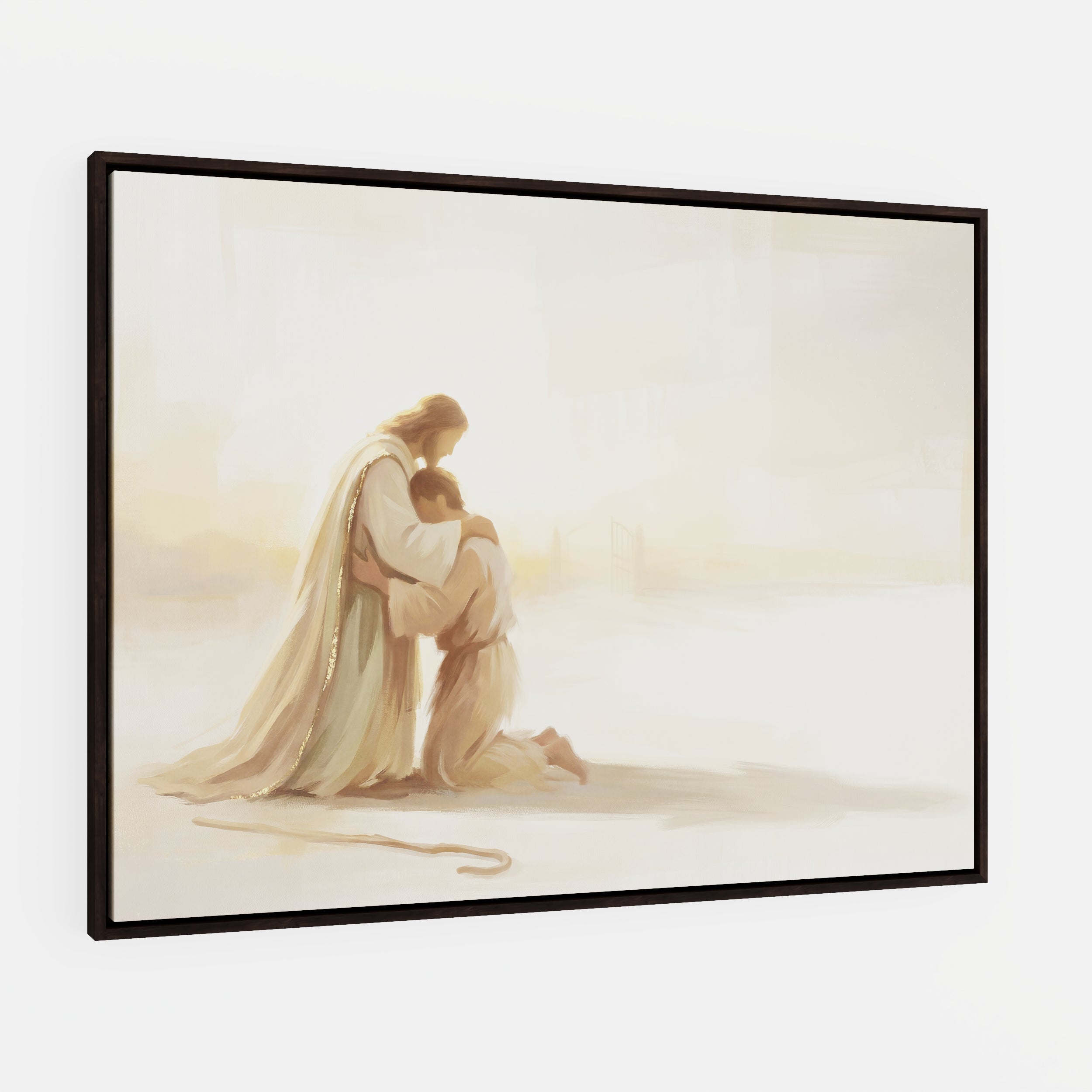 He Ran to Meet Me - Canvas