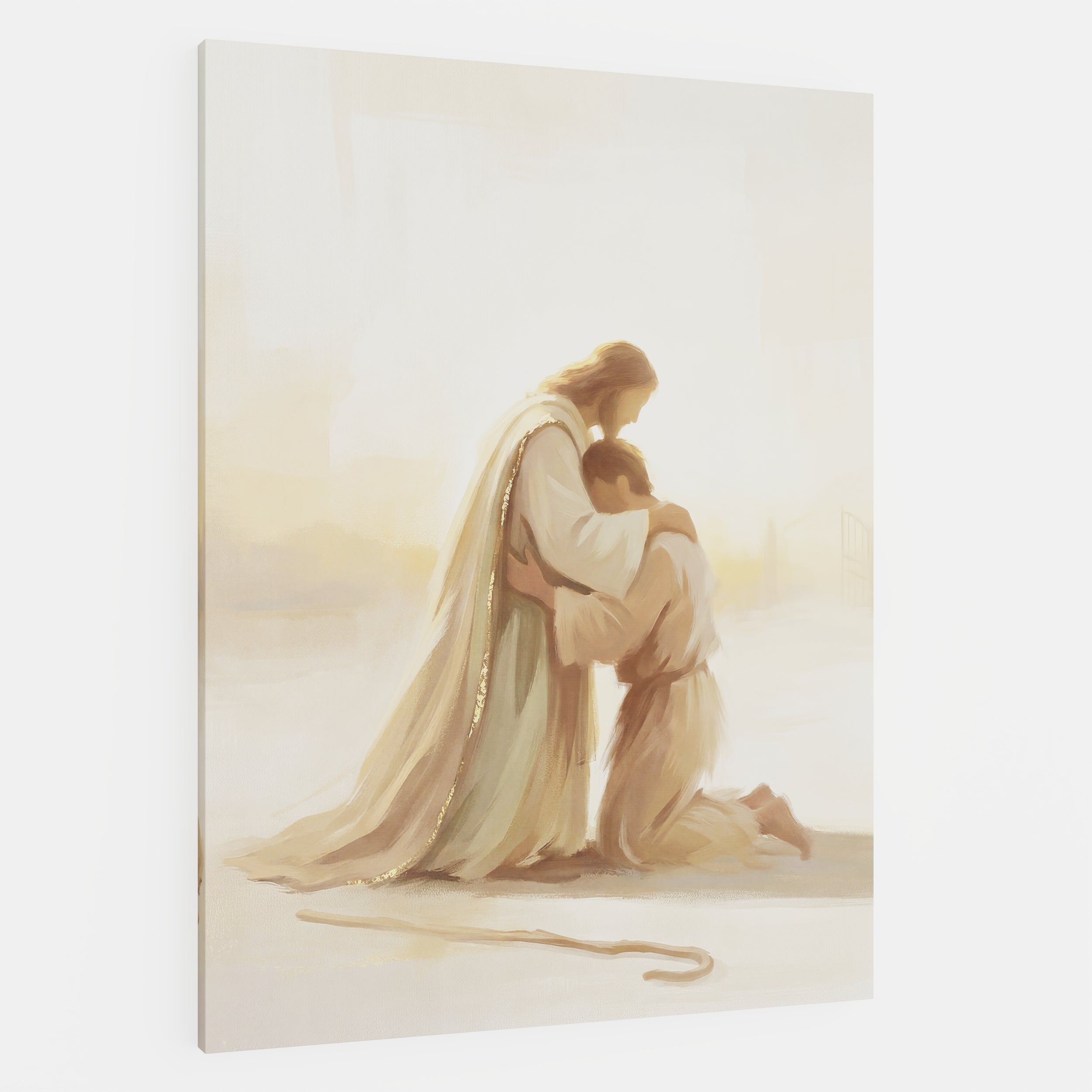 He Ran to Meet Me - Canvas