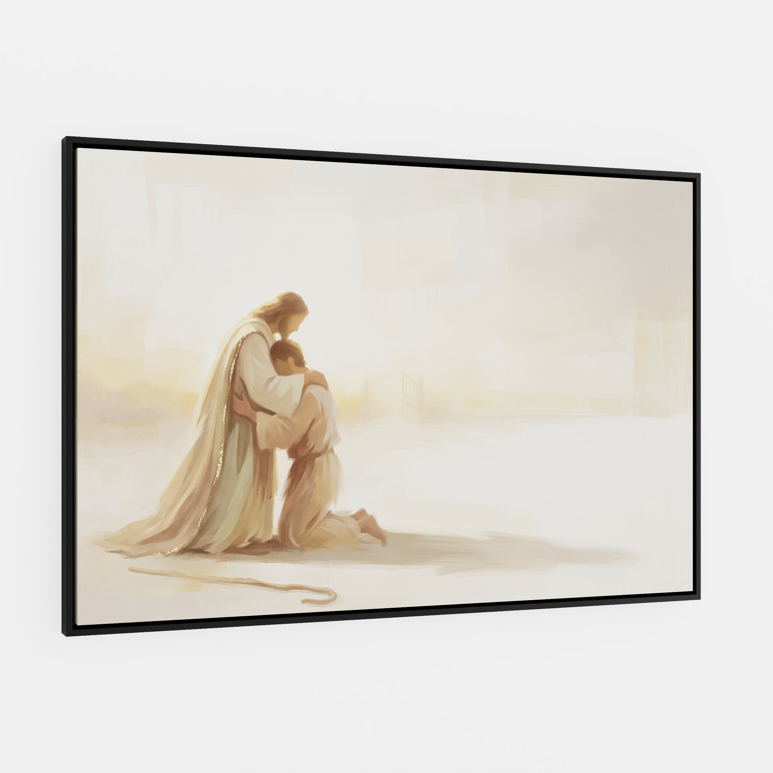 He Ran to Meet Me - Canvas