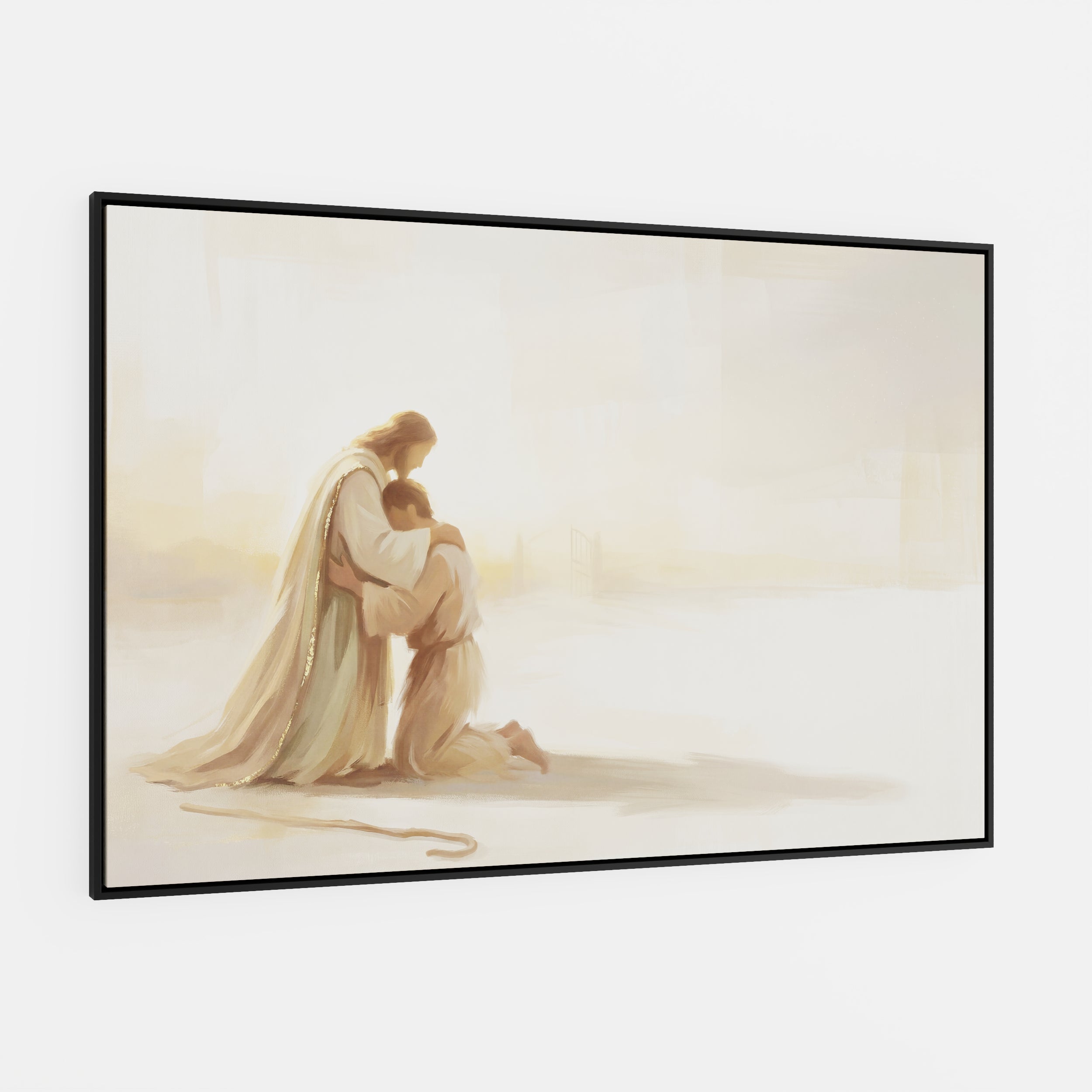 He Ran to Meet Me - Canvas