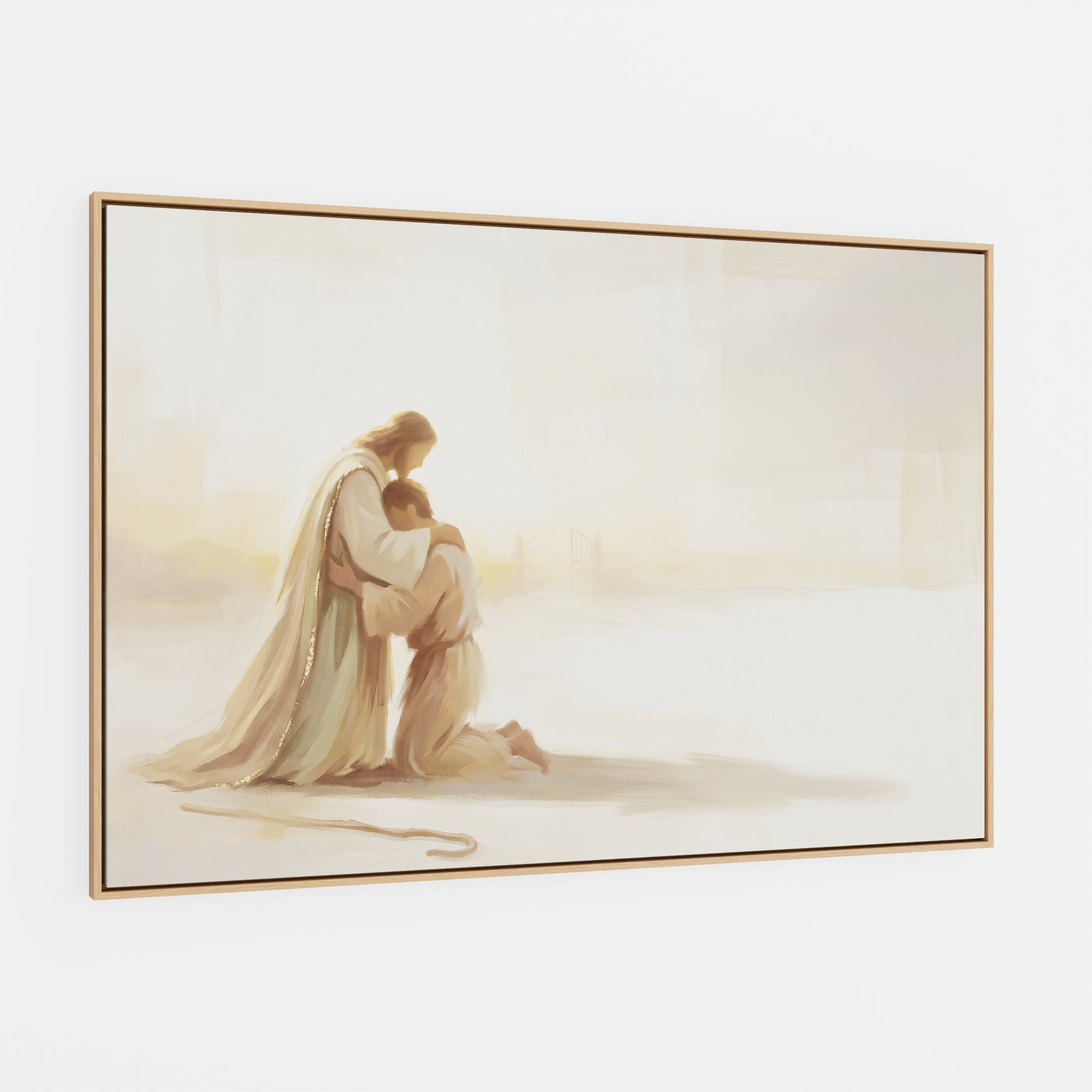 He Ran to Meet Me - Canvas