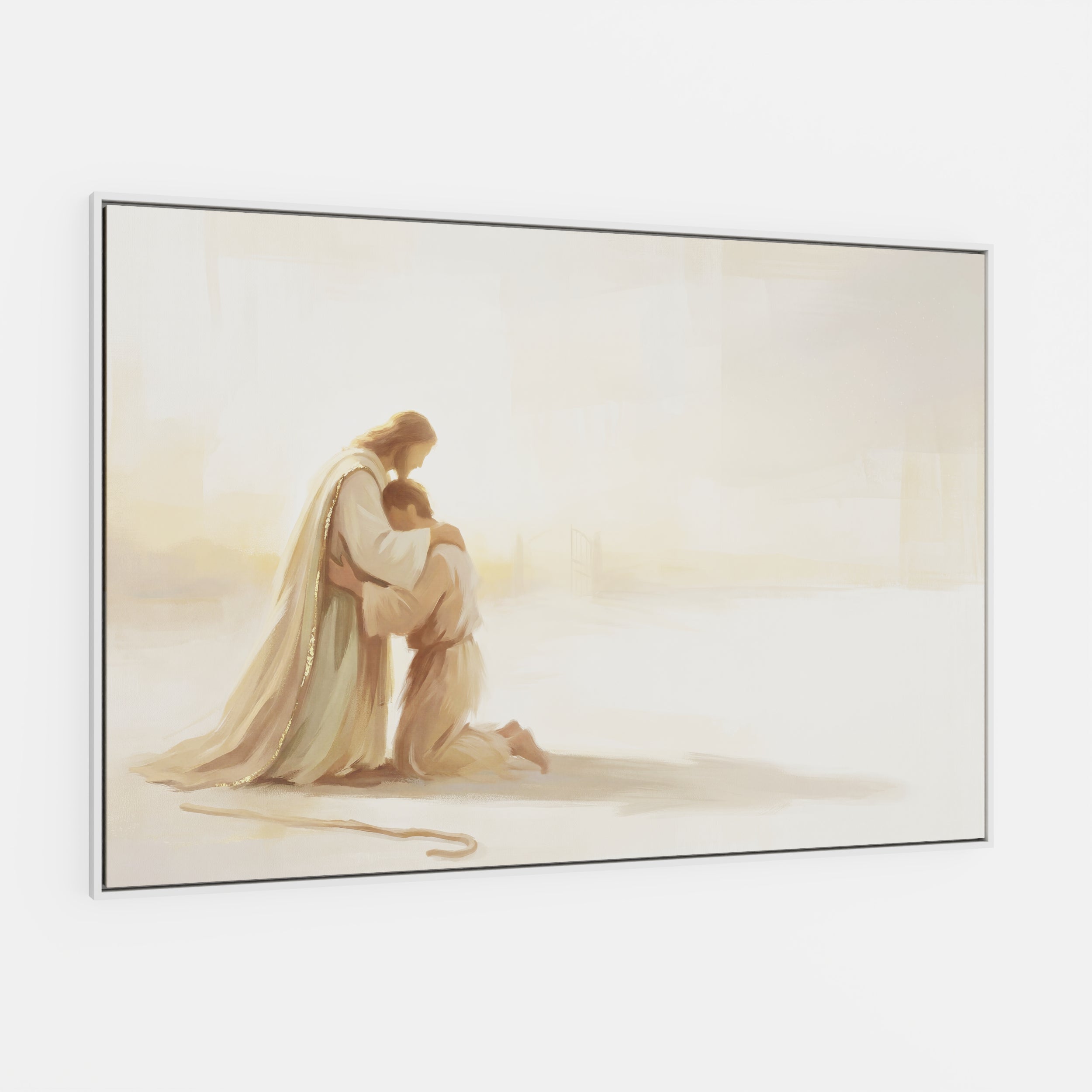 He Ran to Meet Me - Canvas