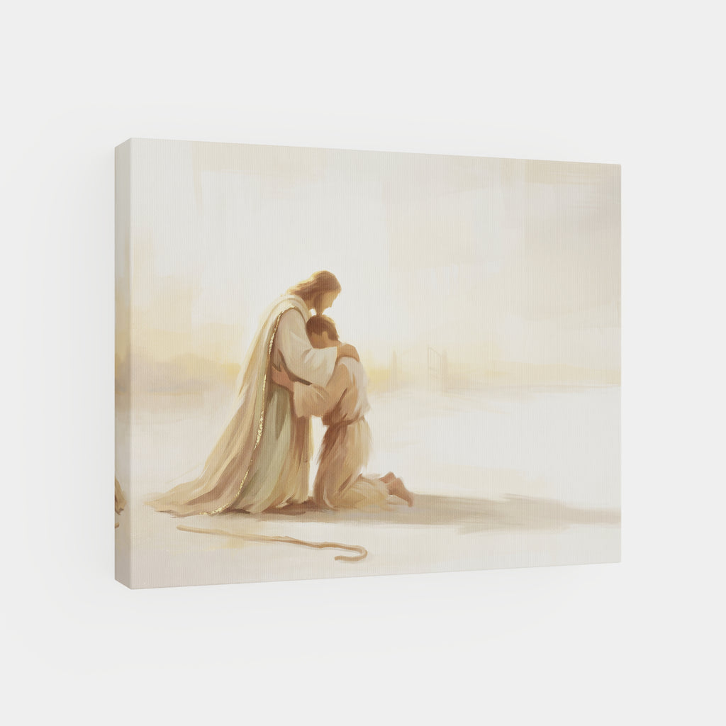He Ran to Meet Me - Canvas
