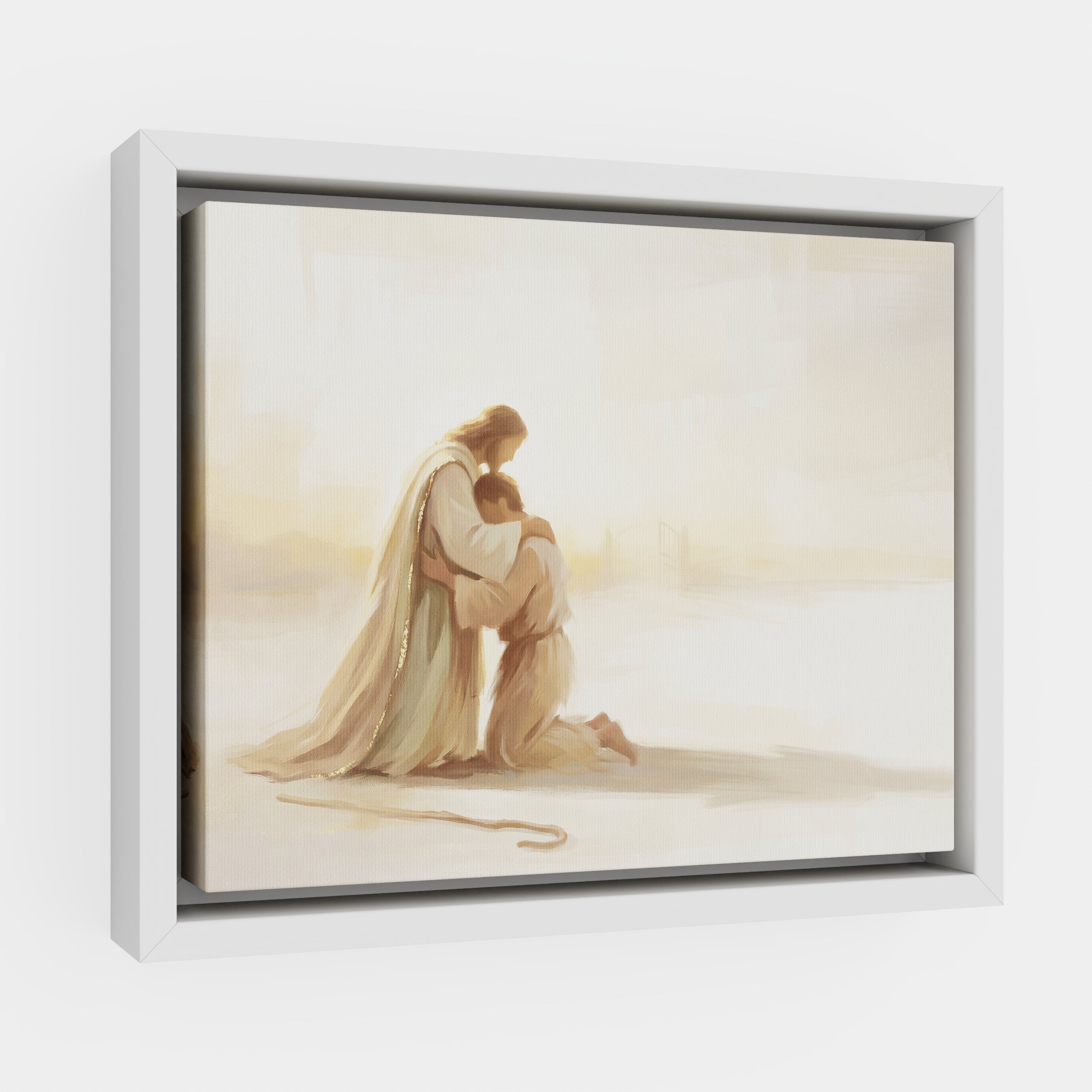 He Ran to Meet Me - Canvas