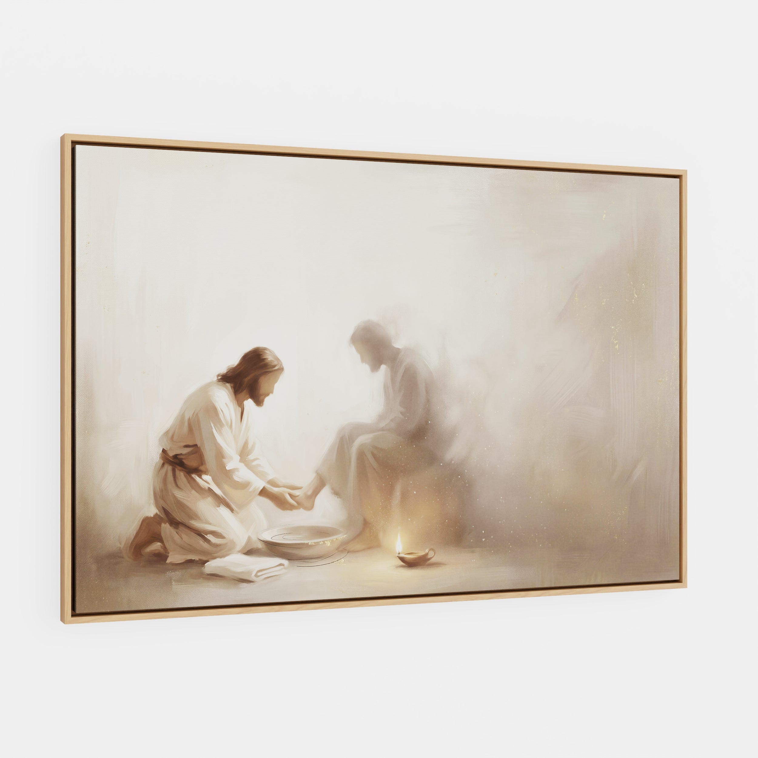 He Knelt Before Me - Canvas