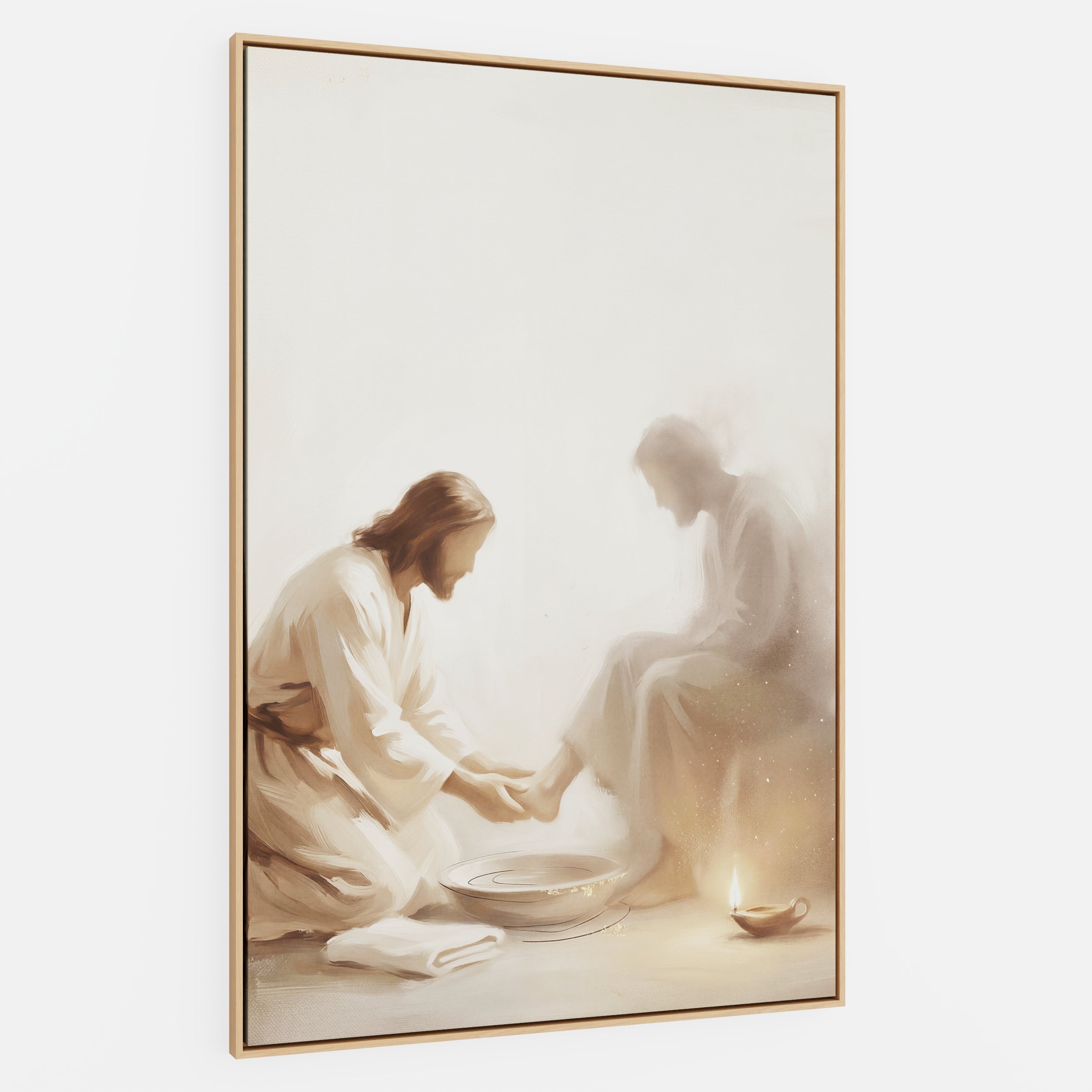 He Knelt Before Me - Canvas