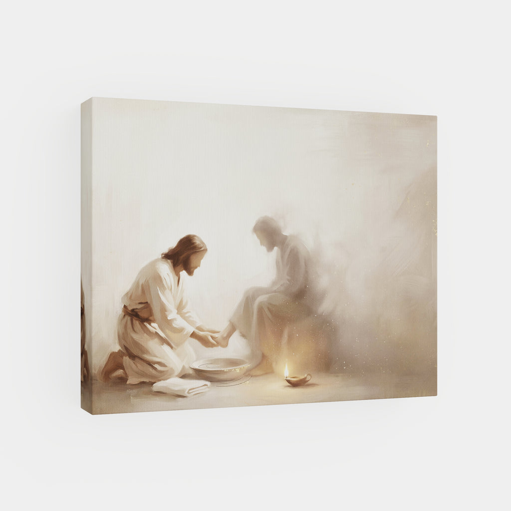 He Knelt Before Me - Canvas