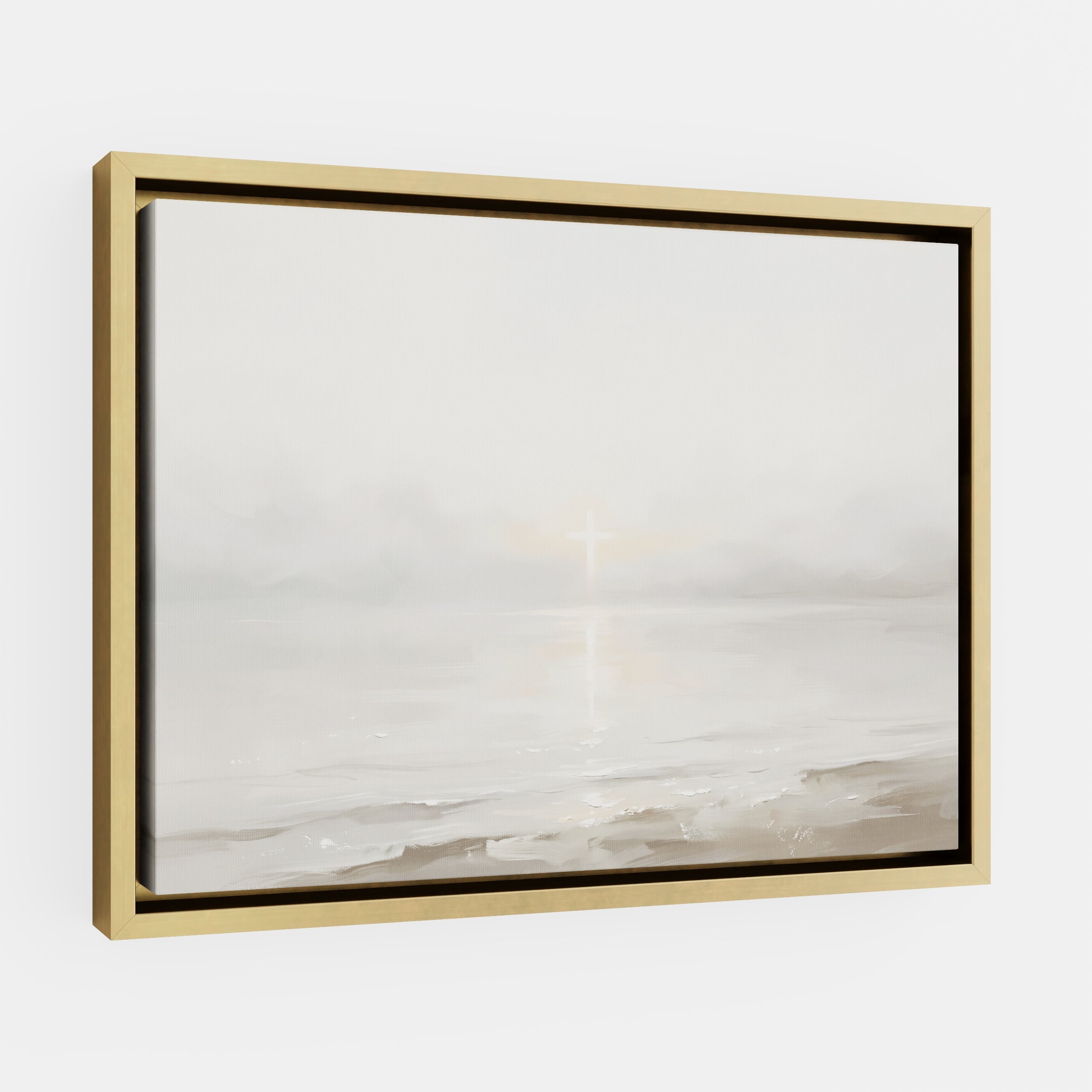 His Light on Still Waters - Canvas