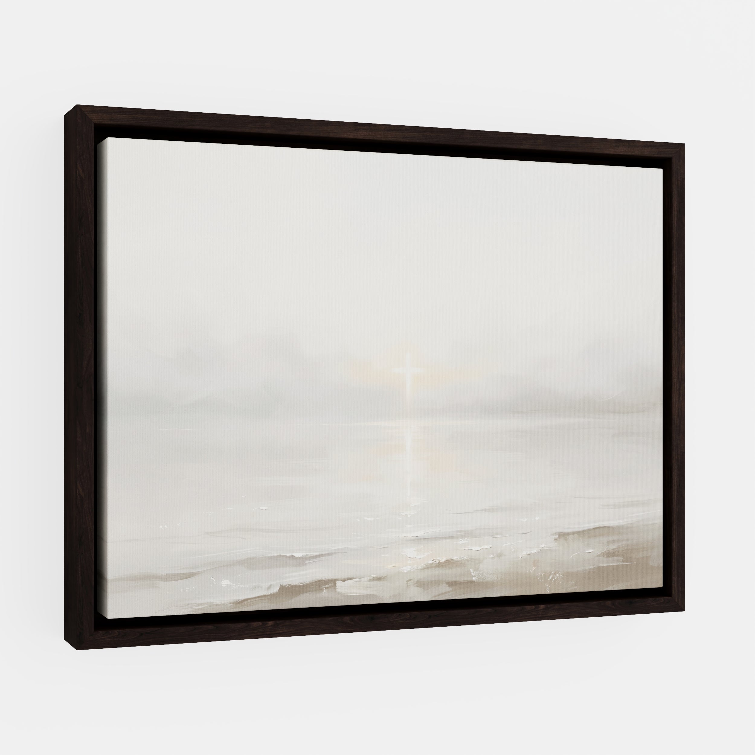 His Light on Still Waters - Canvas