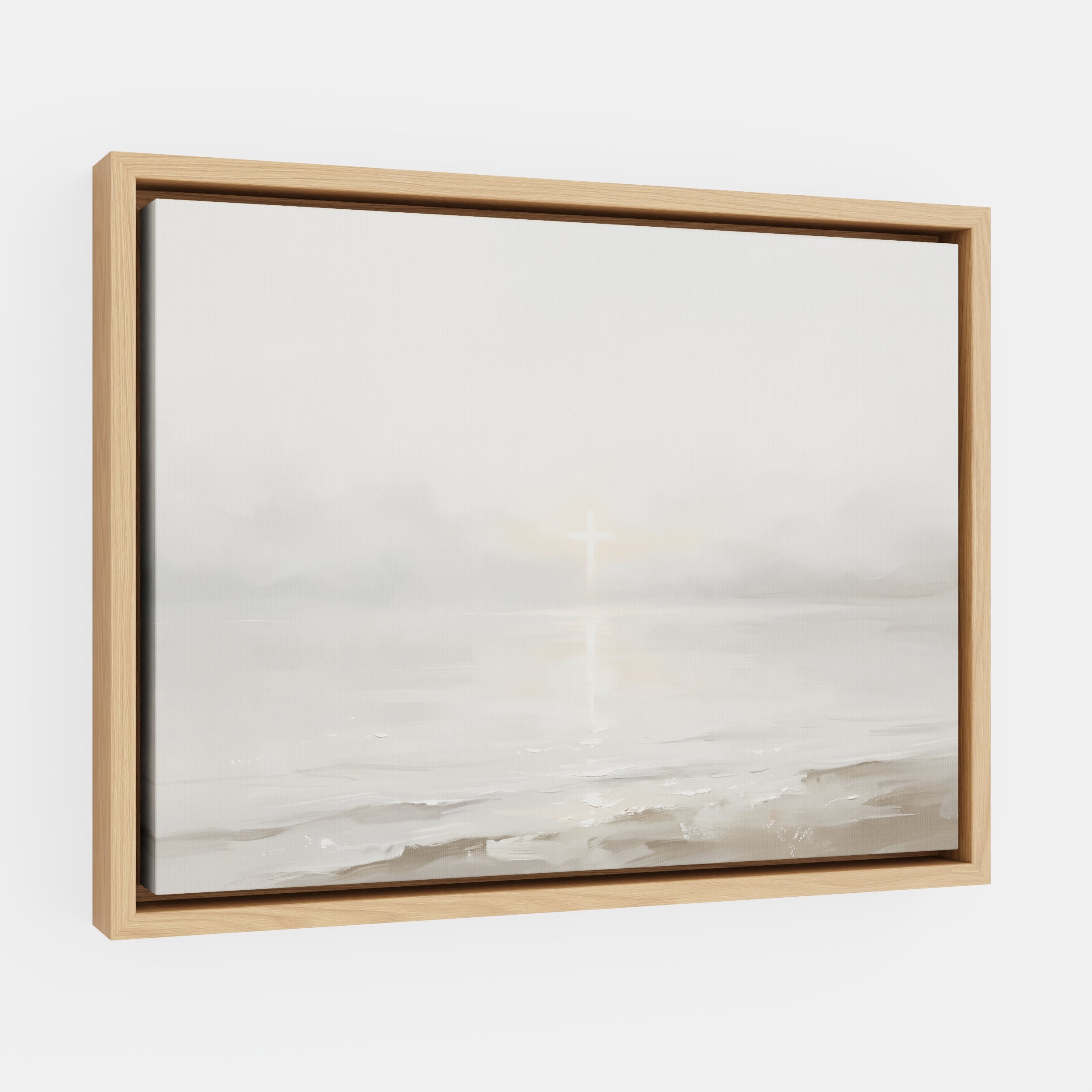 His Light on Still Waters - Canvas