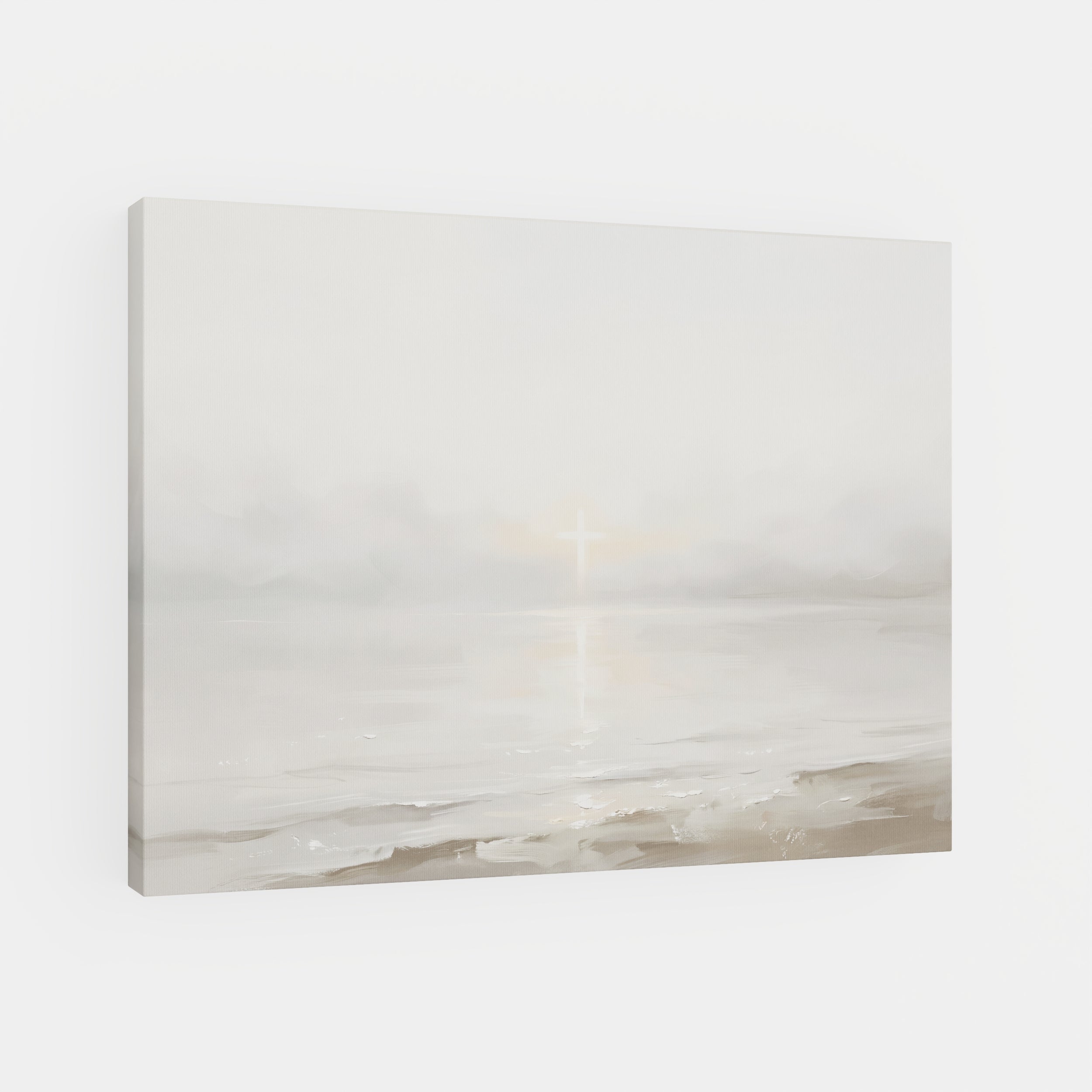 His Light on Still Waters - Canvas