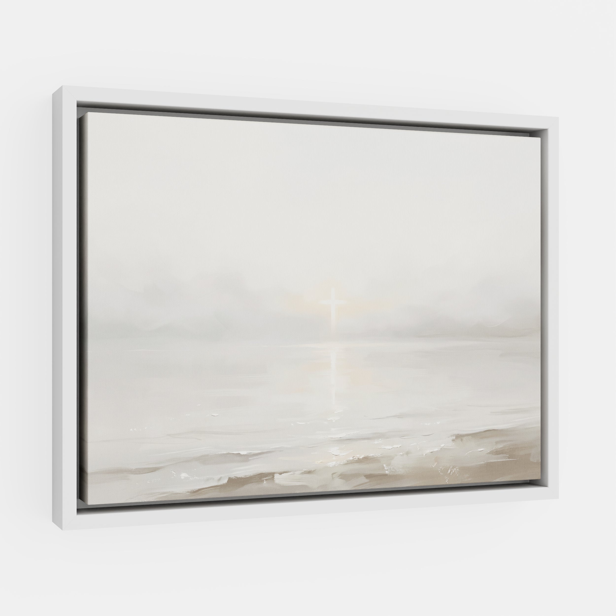 His Light on Still Waters - Canvas