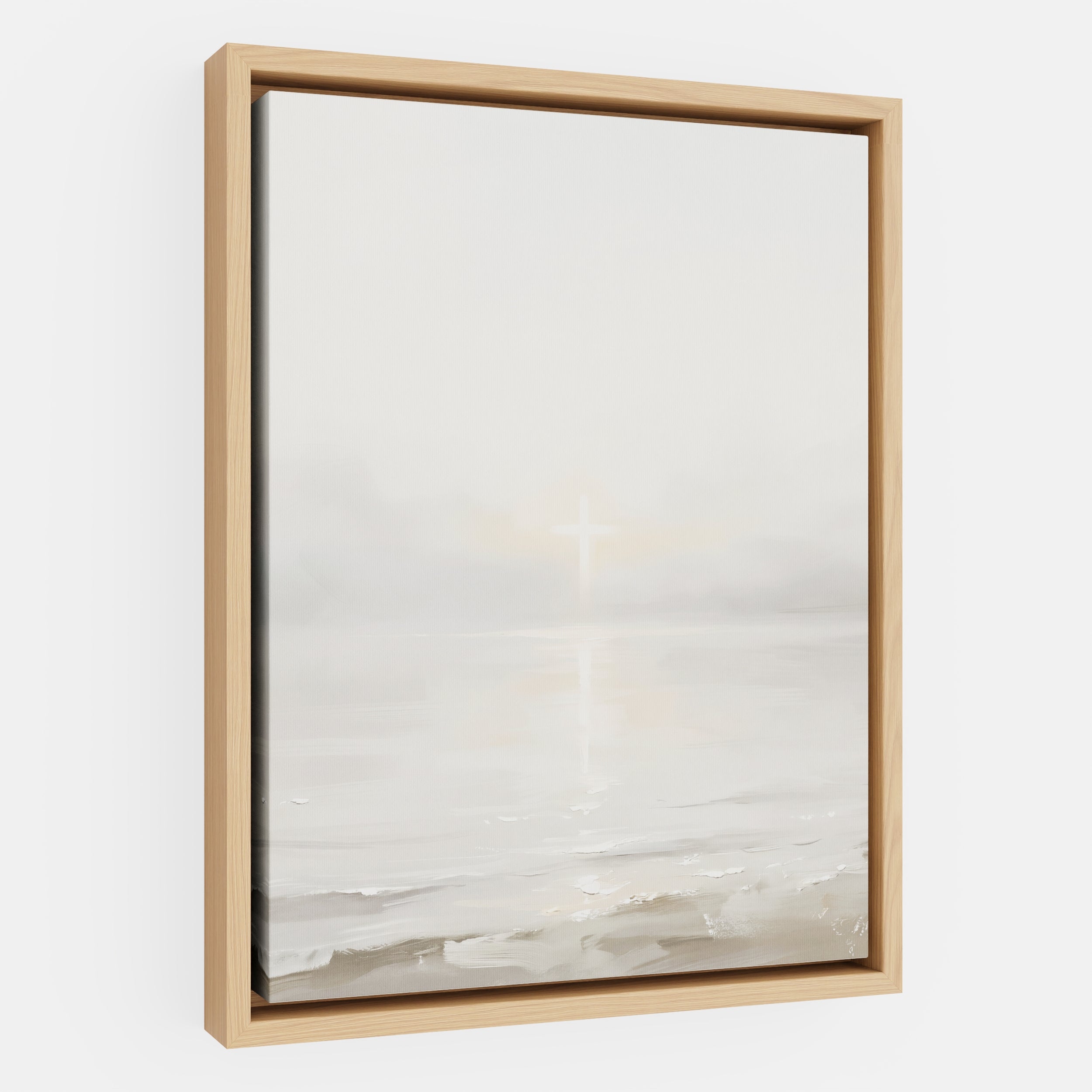 His Light on Still Waters - Canvas