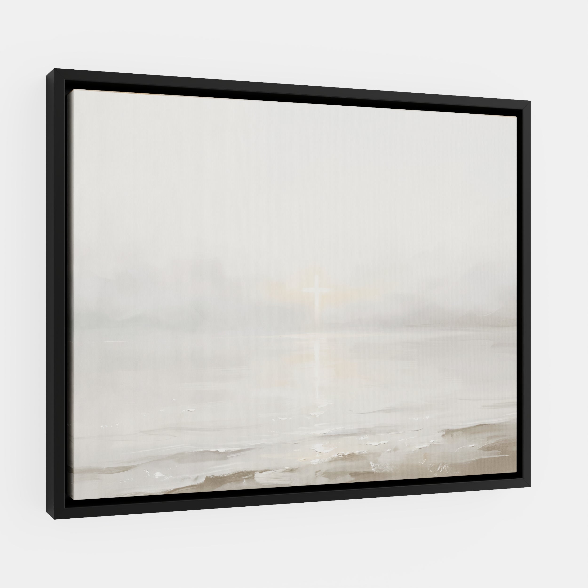 His Light on Still Waters - Canvas