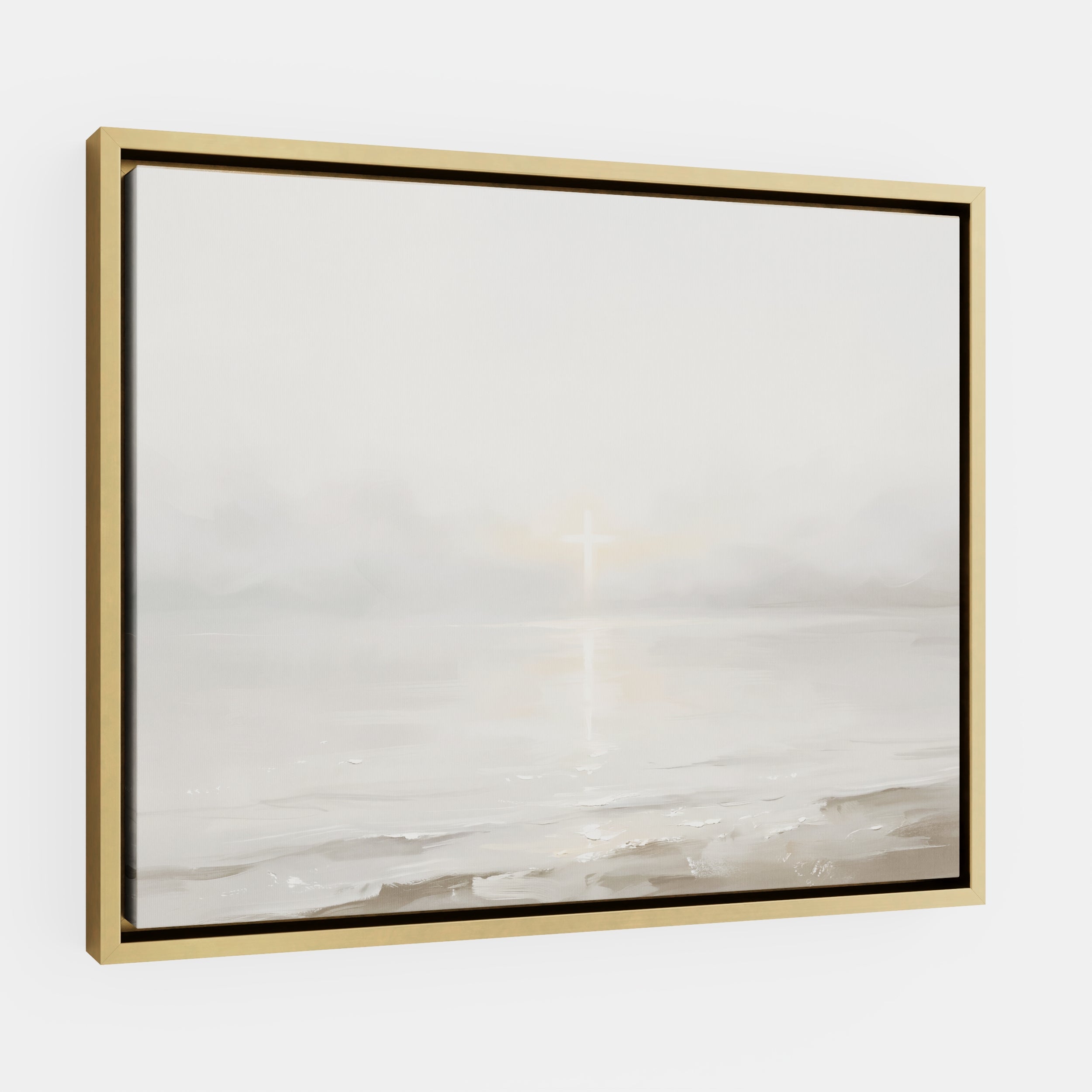 His Light on Still Waters - Canvas