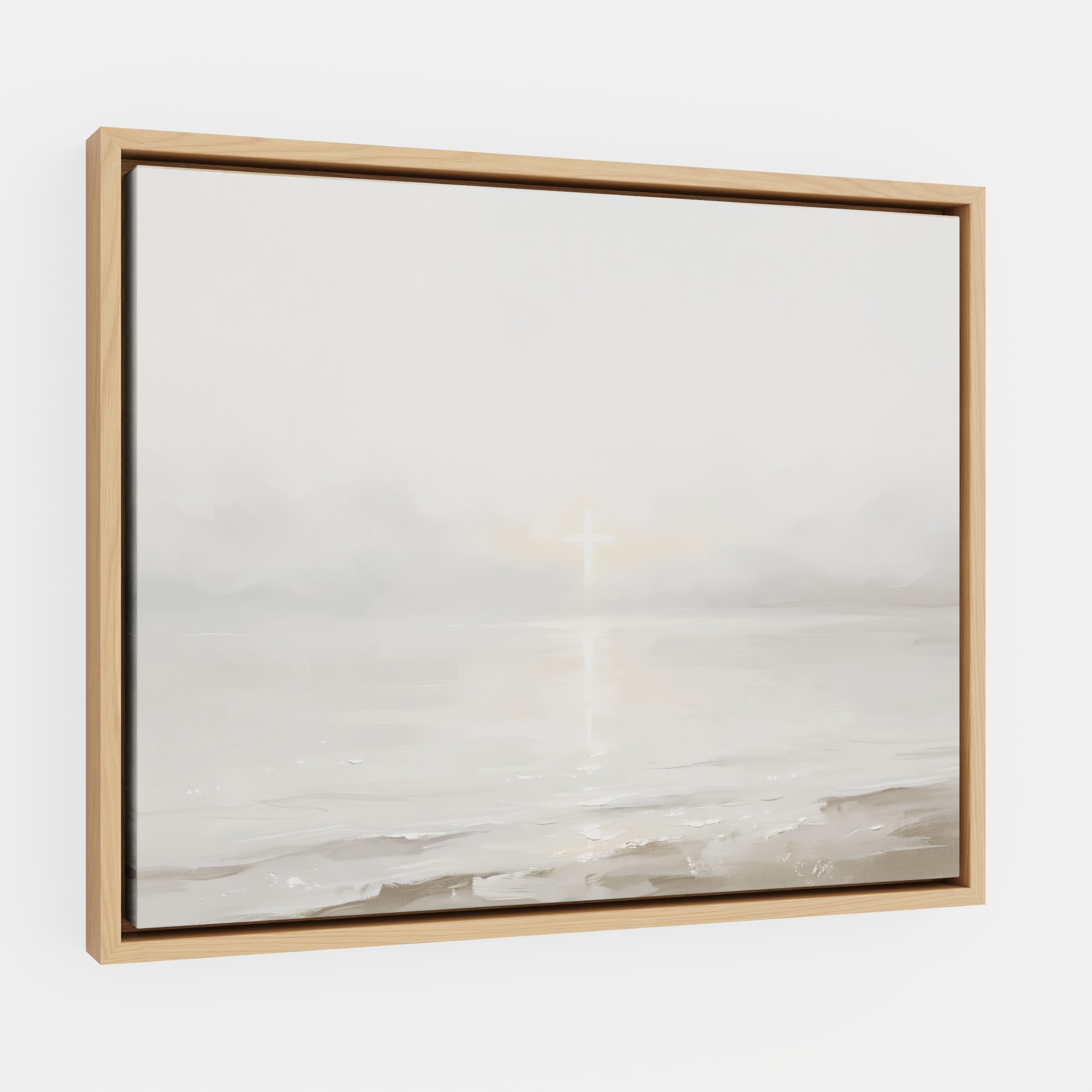 His Light on Still Waters - Canvas
