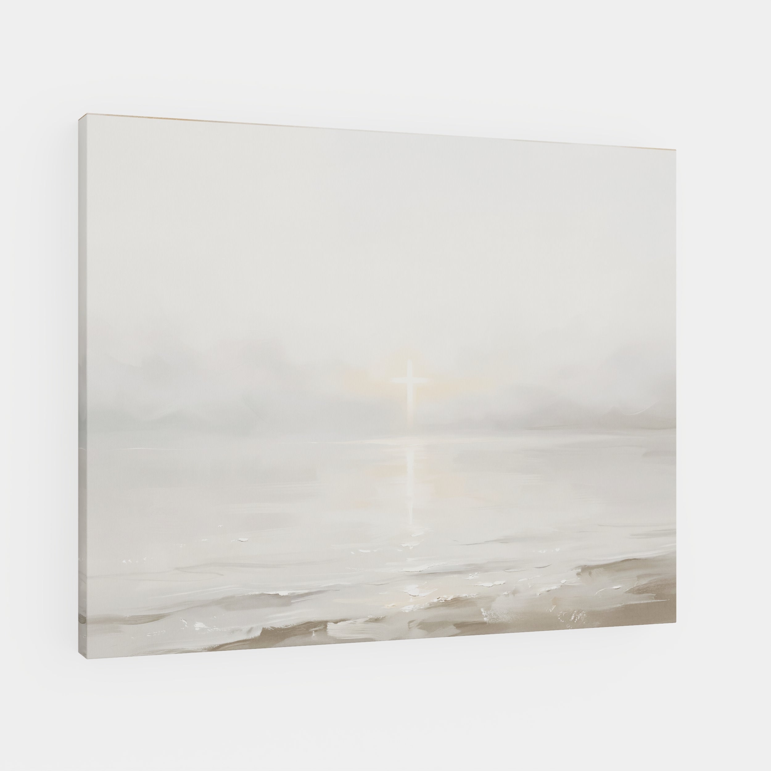 His Light on Still Waters - Canvas
