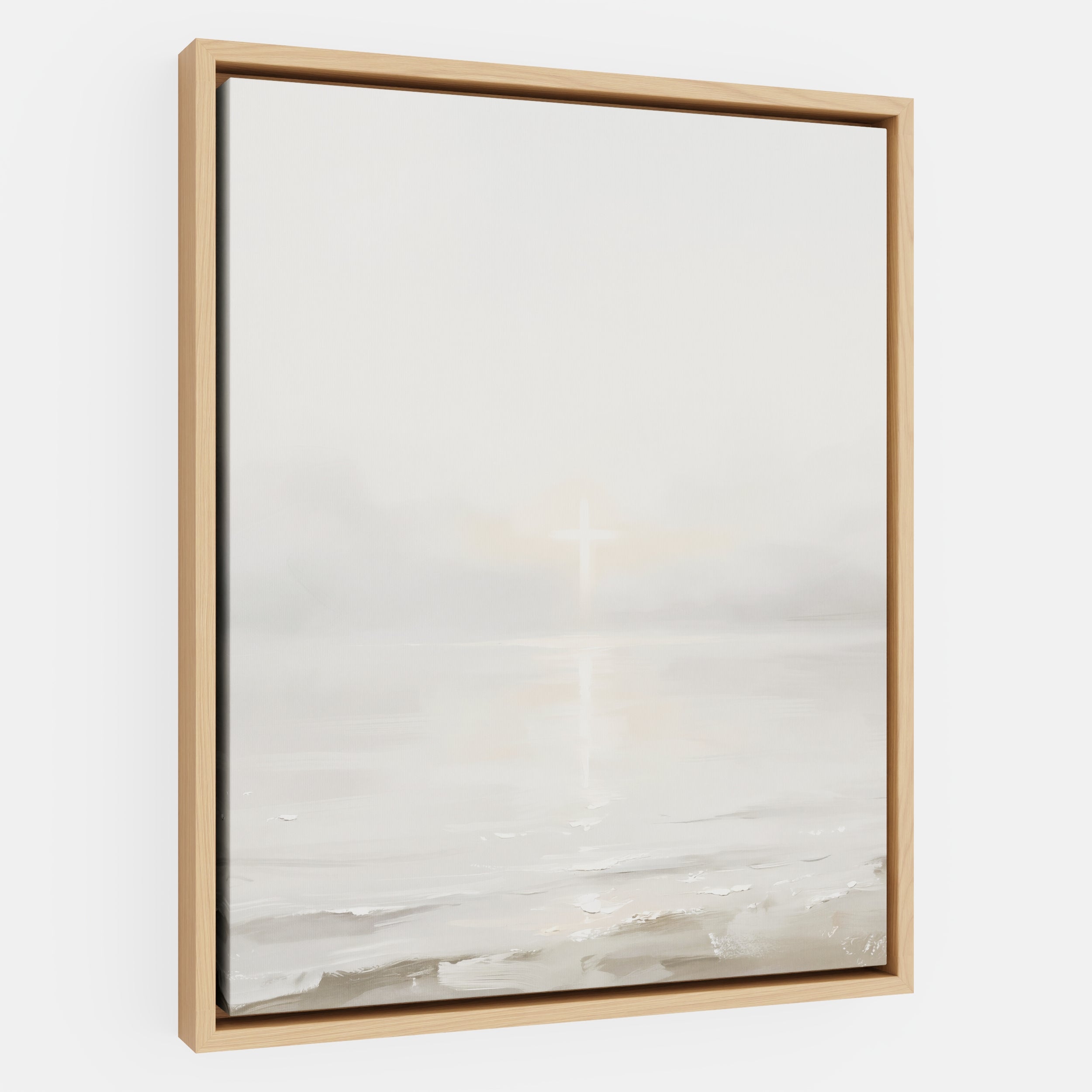 His Light on Still Waters - Canvas