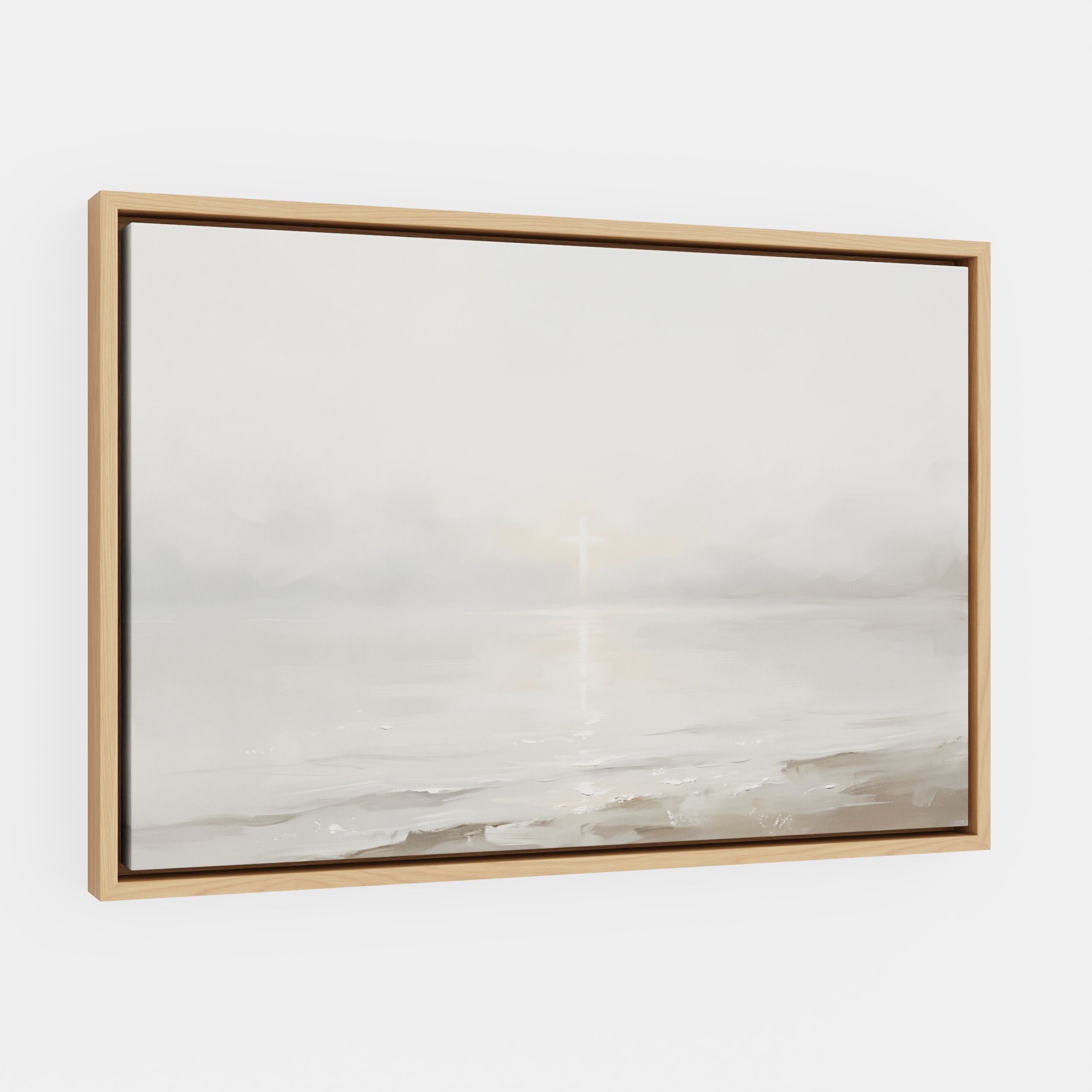 His Light on Still Waters - Canvas