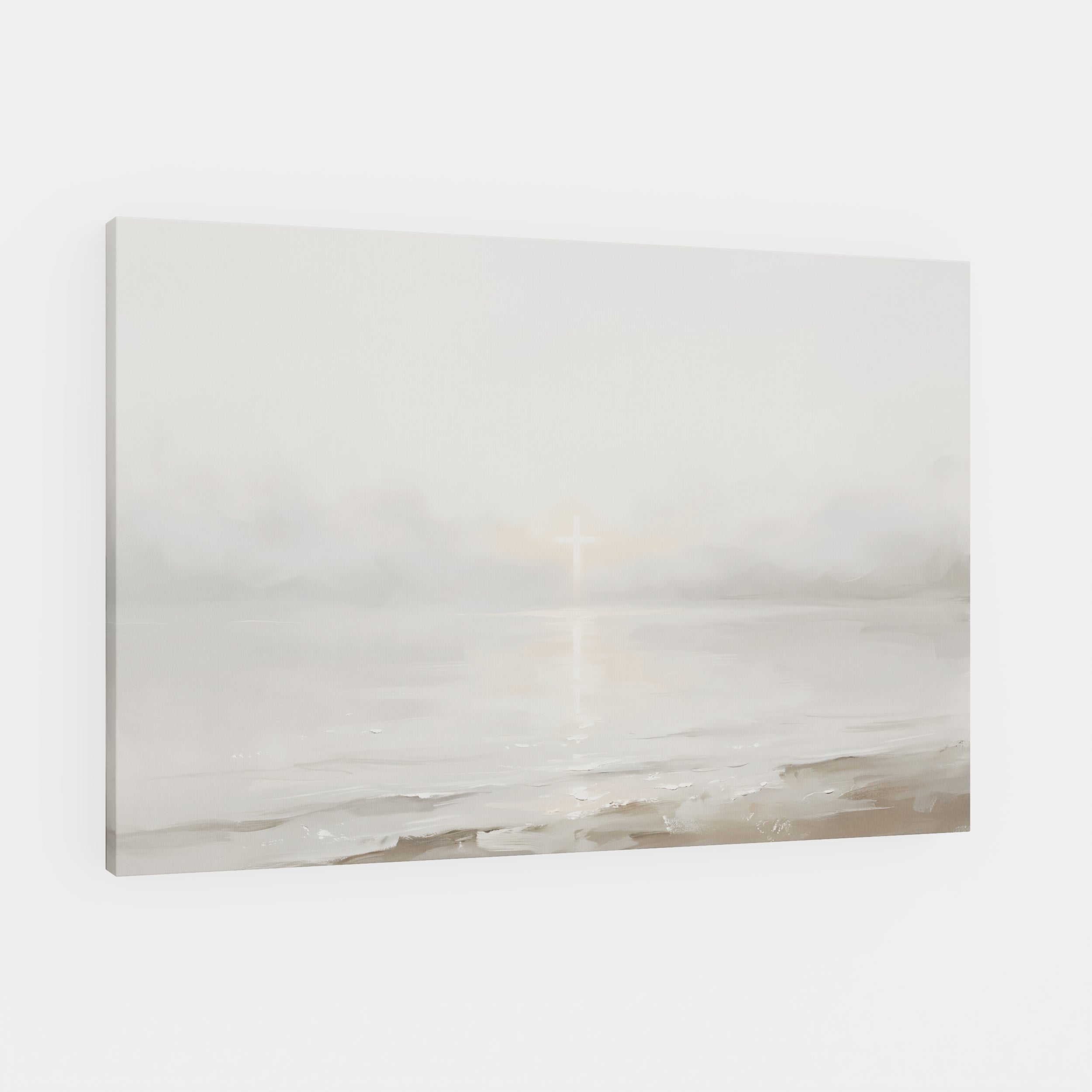 His Light on Still Waters - Canvas