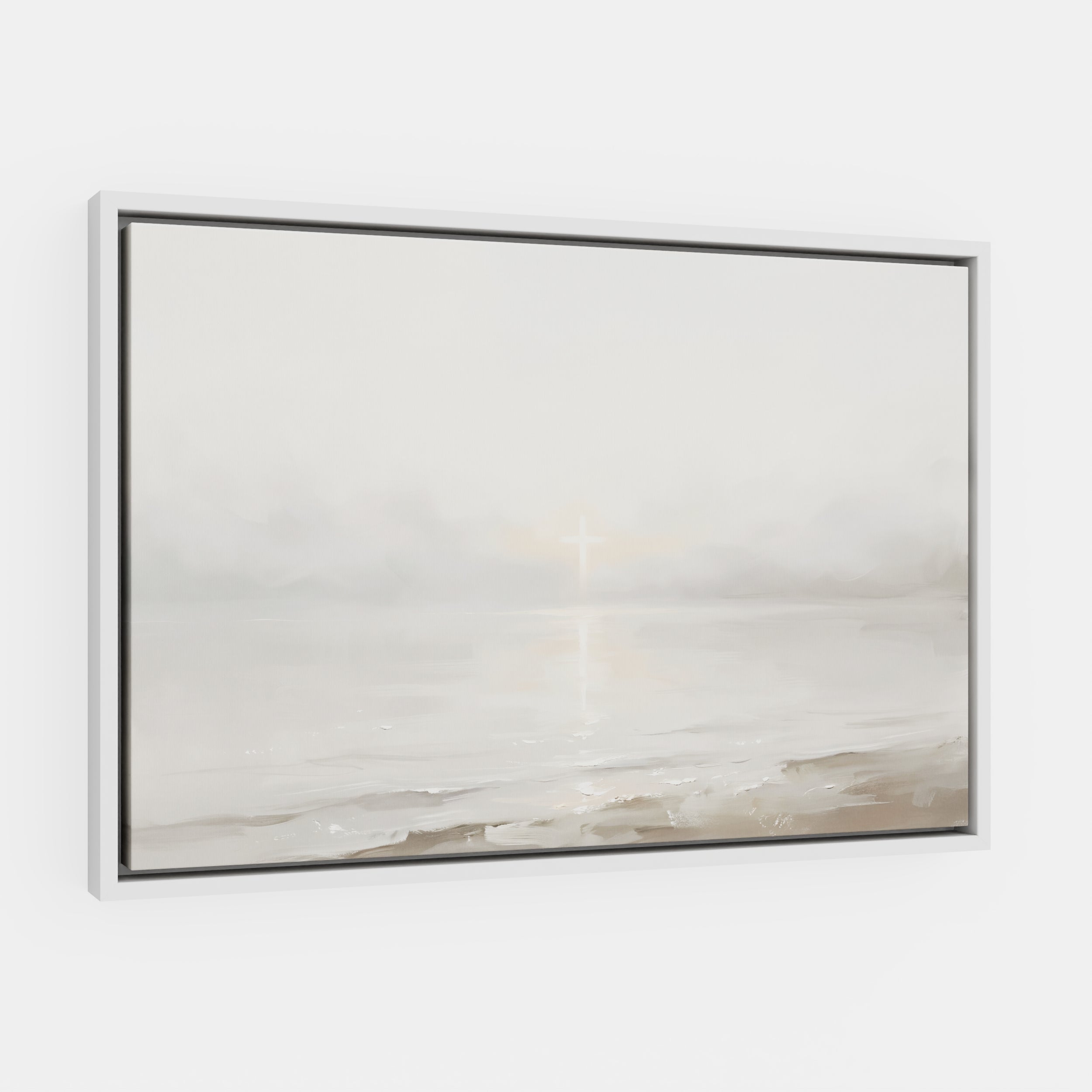 His Light on Still Waters - Canvas