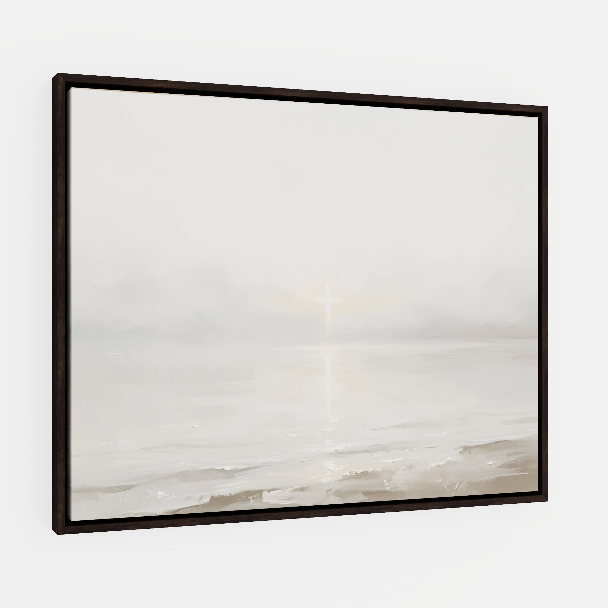 His Light on Still Waters - Canvas