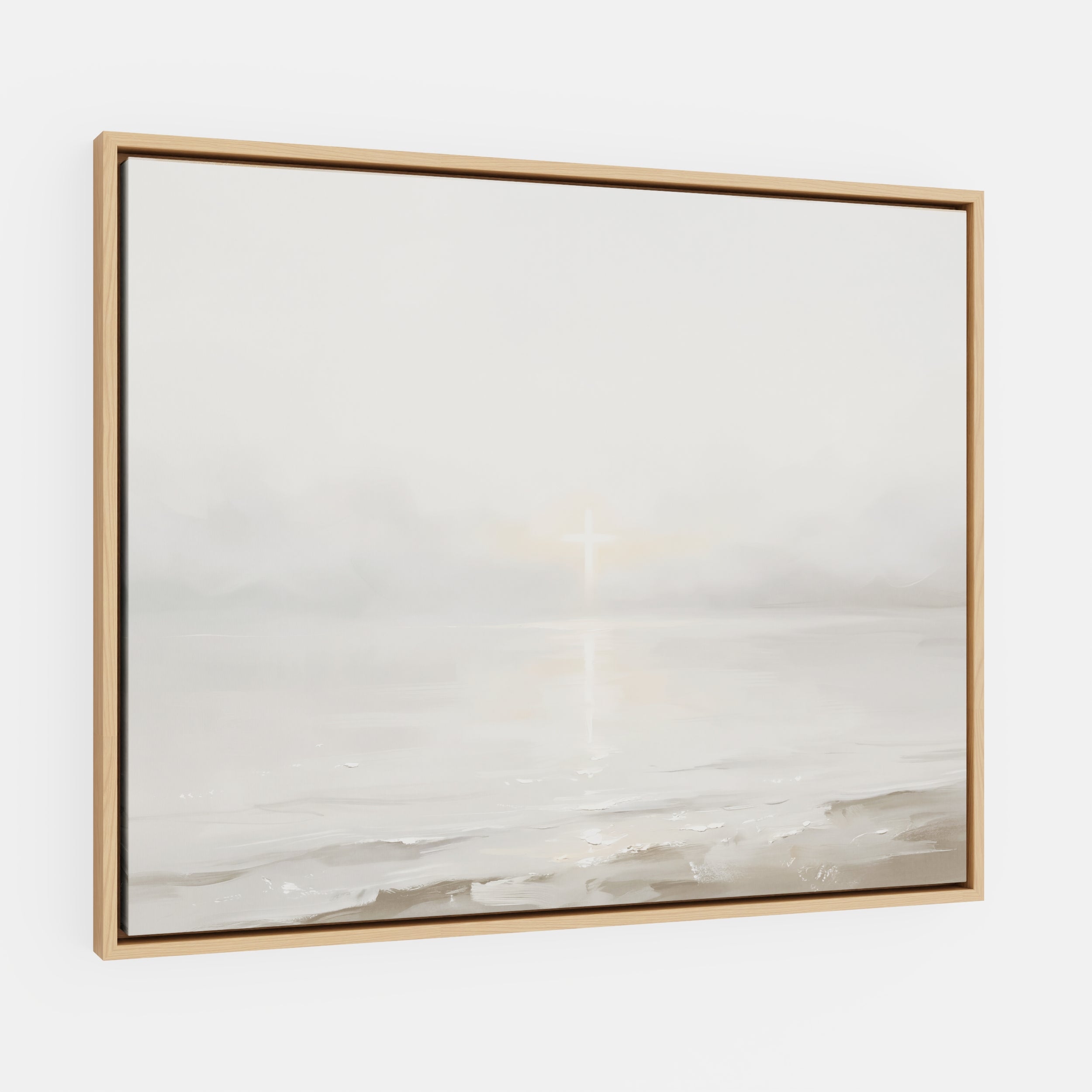 His Light on Still Waters - Canvas
