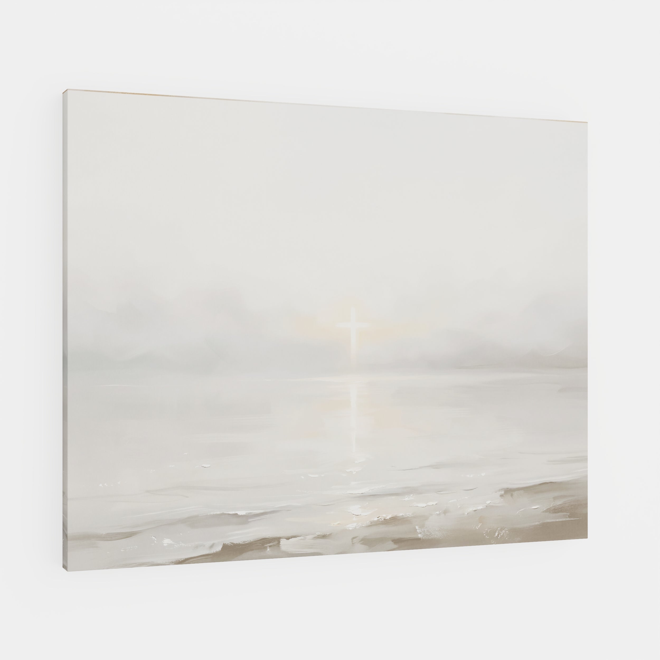His Light on Still Waters - Canvas