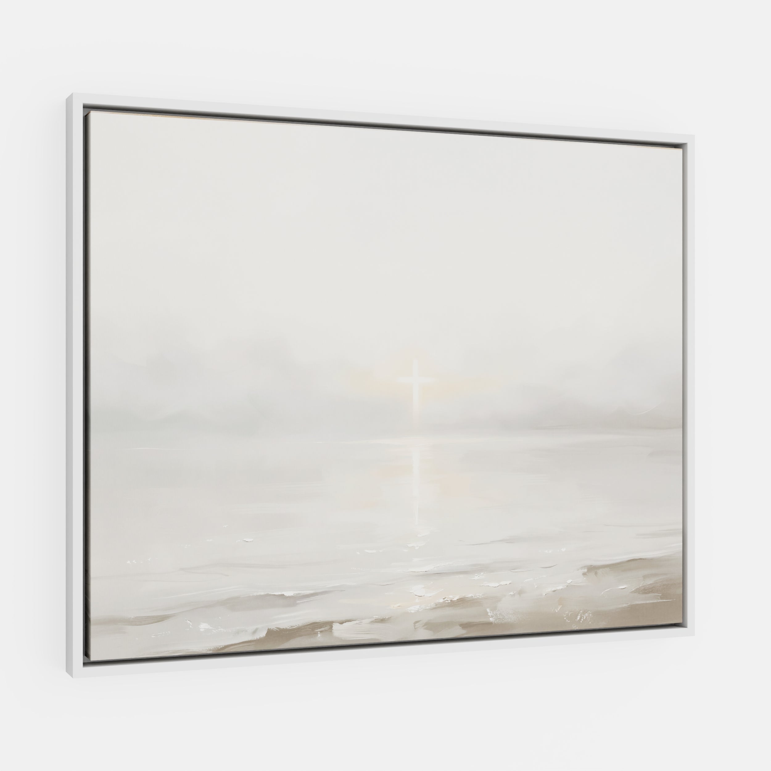 His Light on Still Waters - Canvas