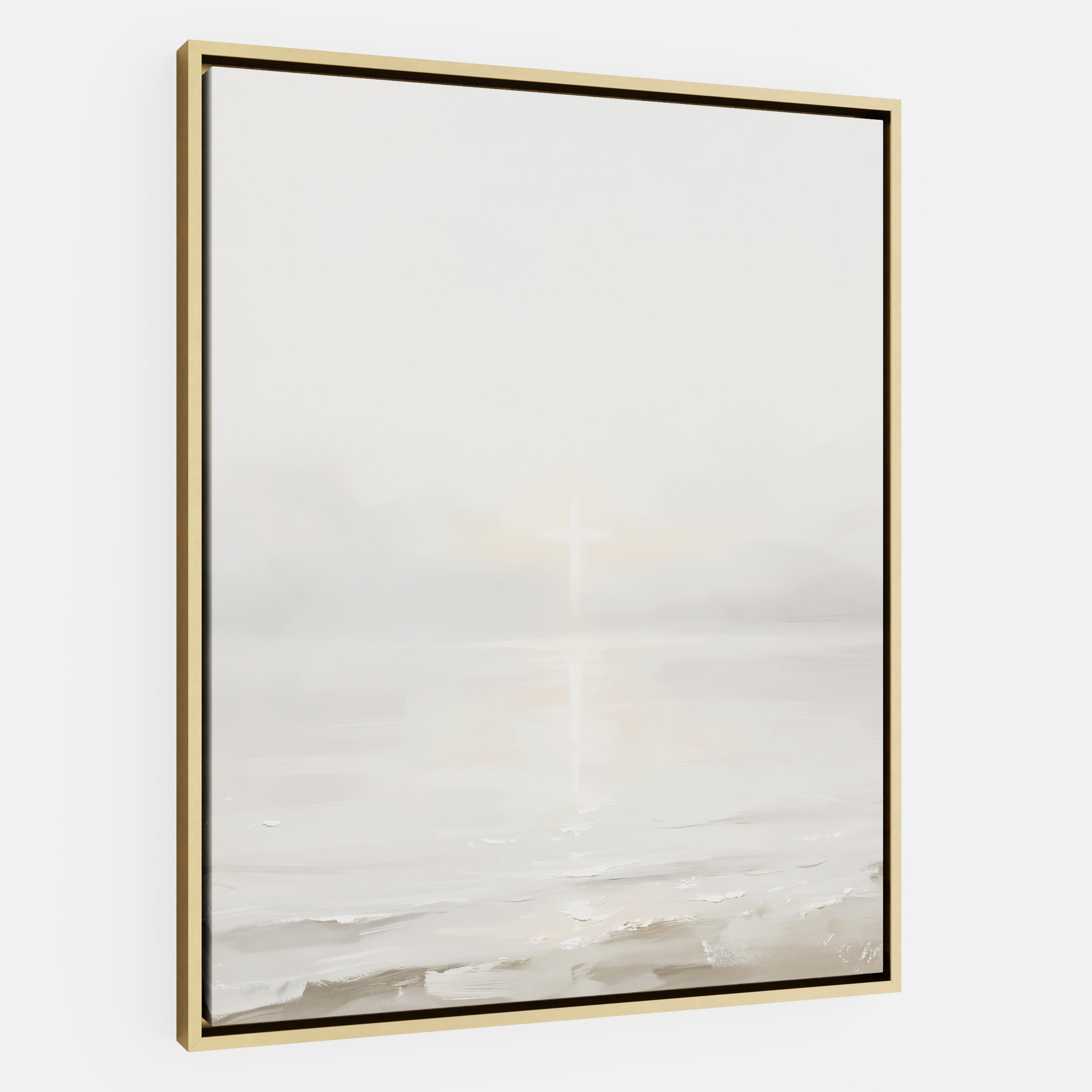 His Light on Still Waters - Canvas
