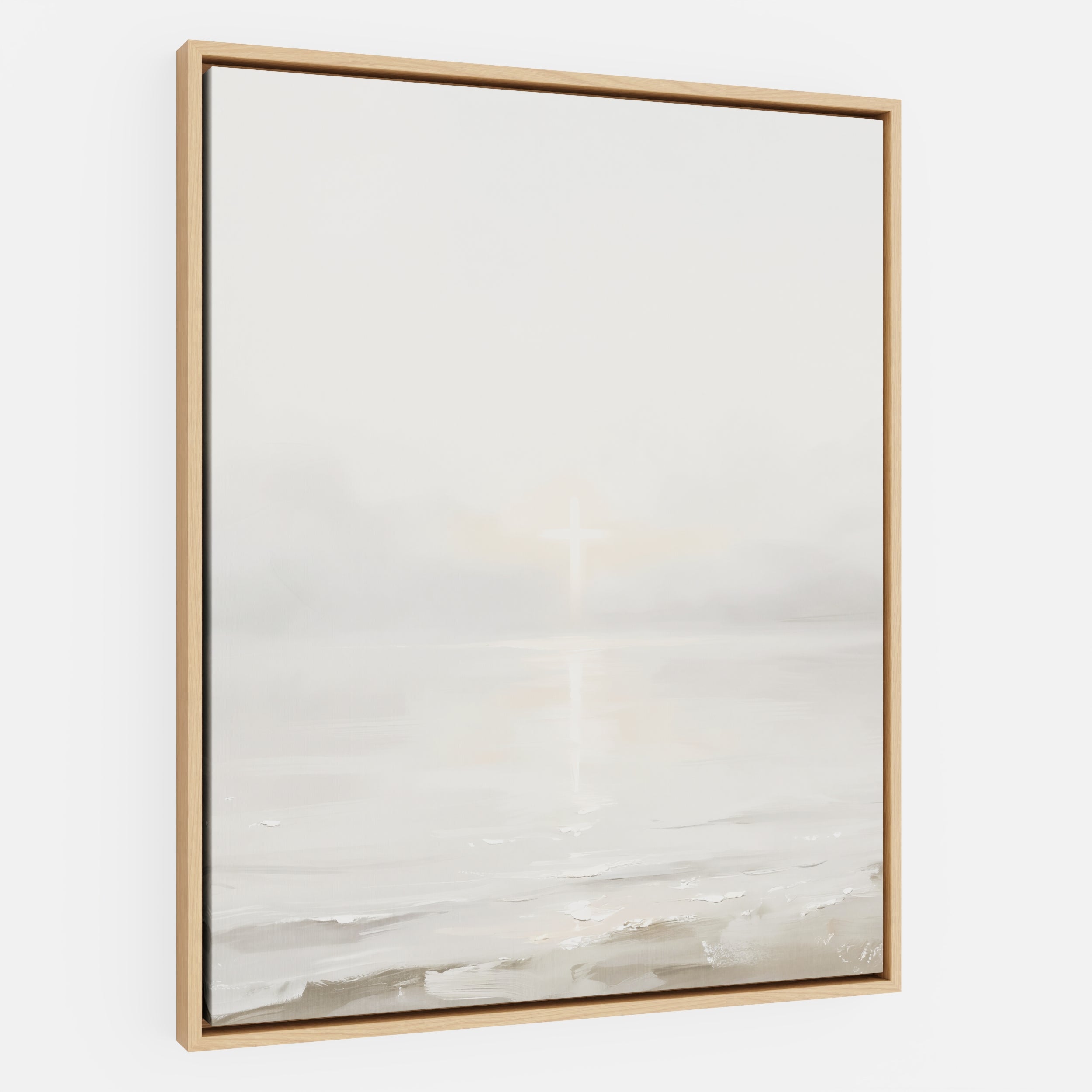His Light on Still Waters - Canvas