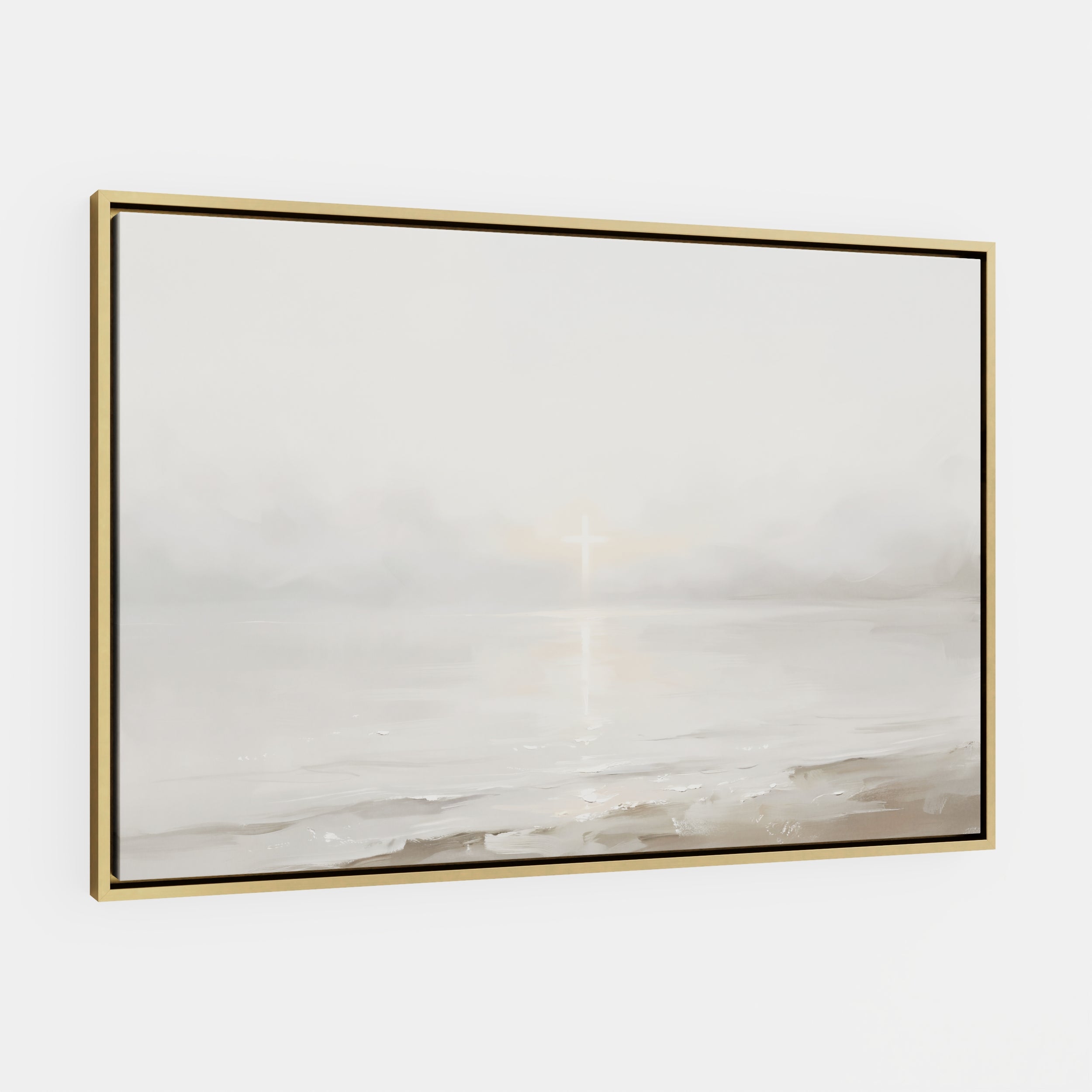 His Light on Still Waters - Canvas