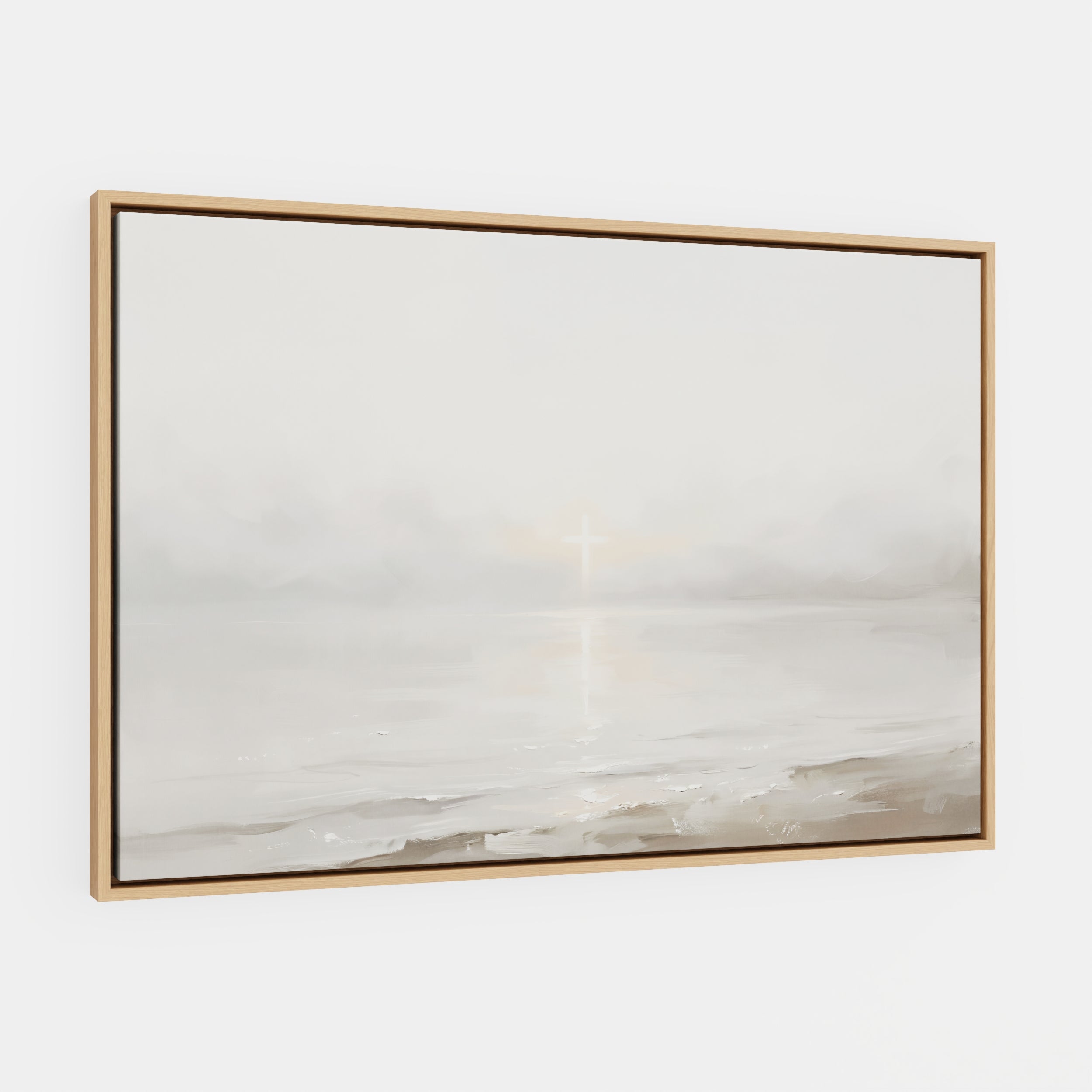 His Light on Still Waters - Canvas