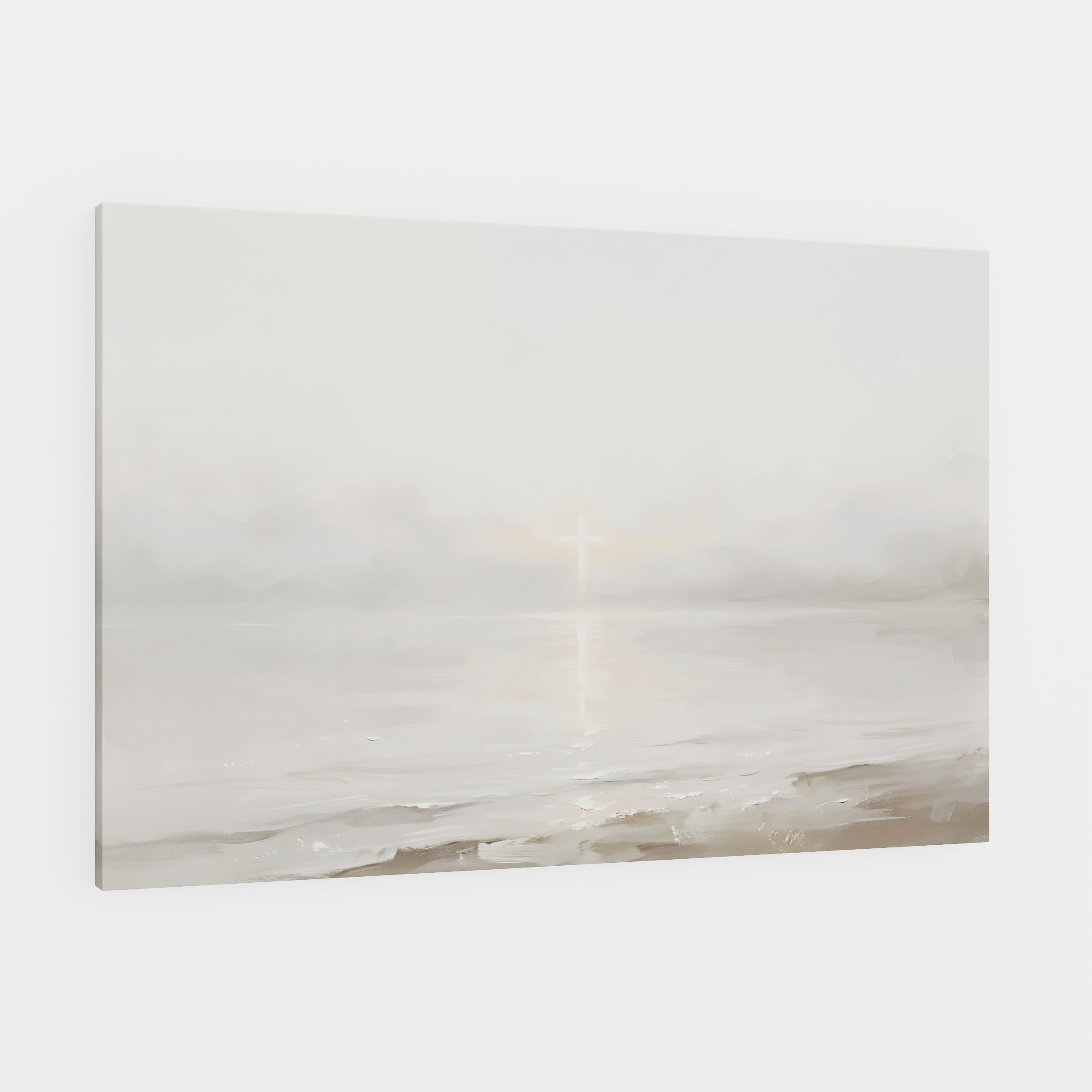 His Light on Still Waters - Canvas