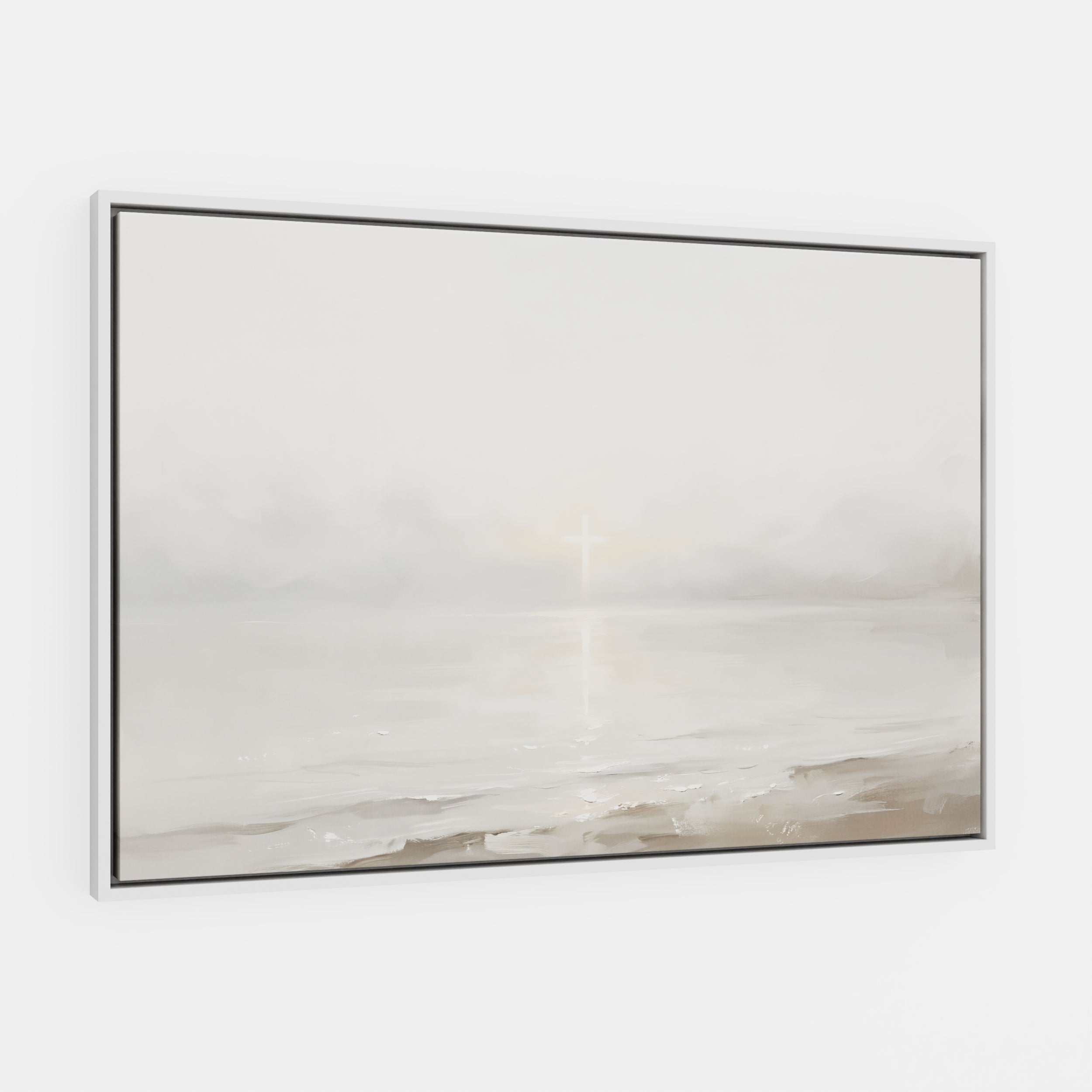 His Light on Still Waters - Canvas