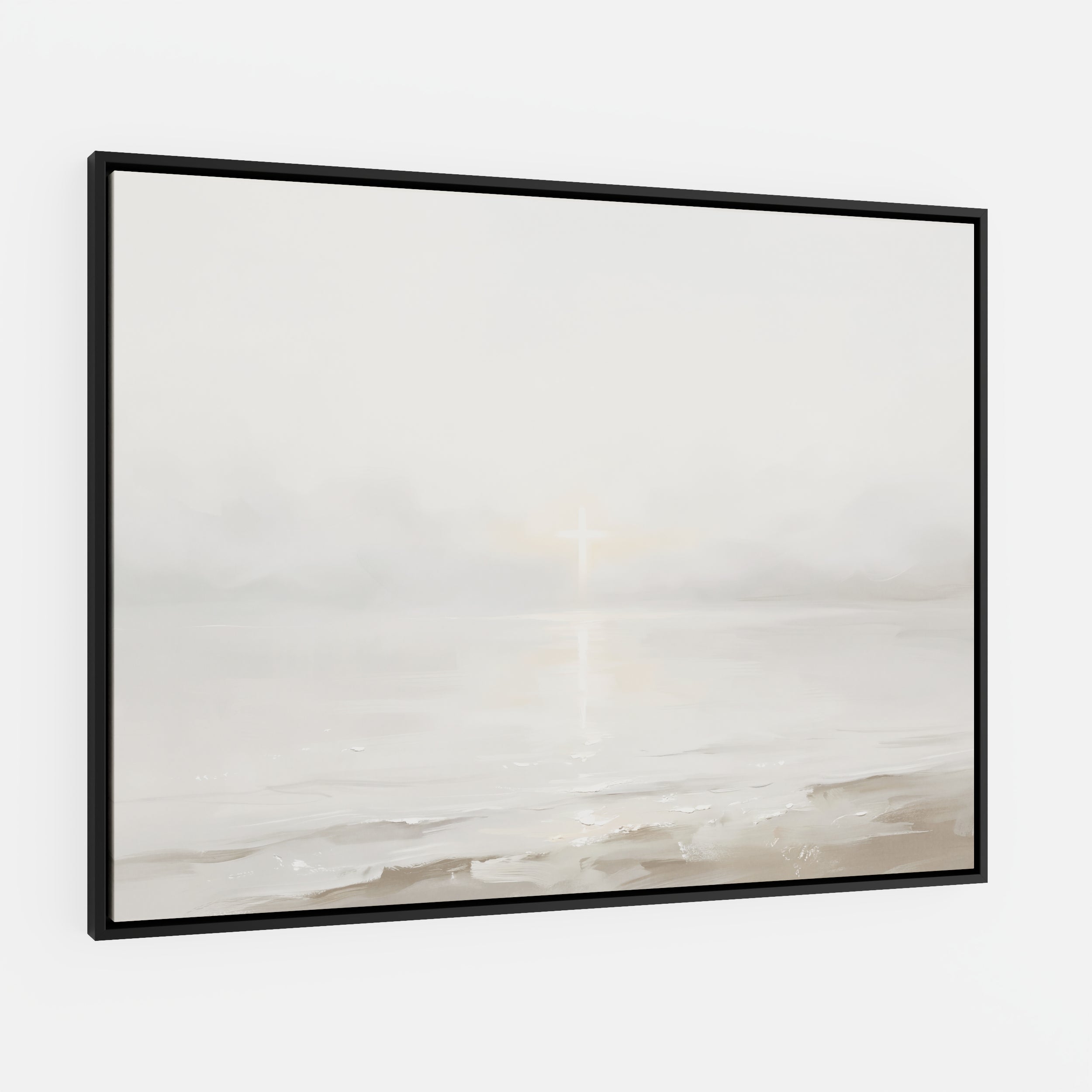 His Light on Still Waters - Canvas