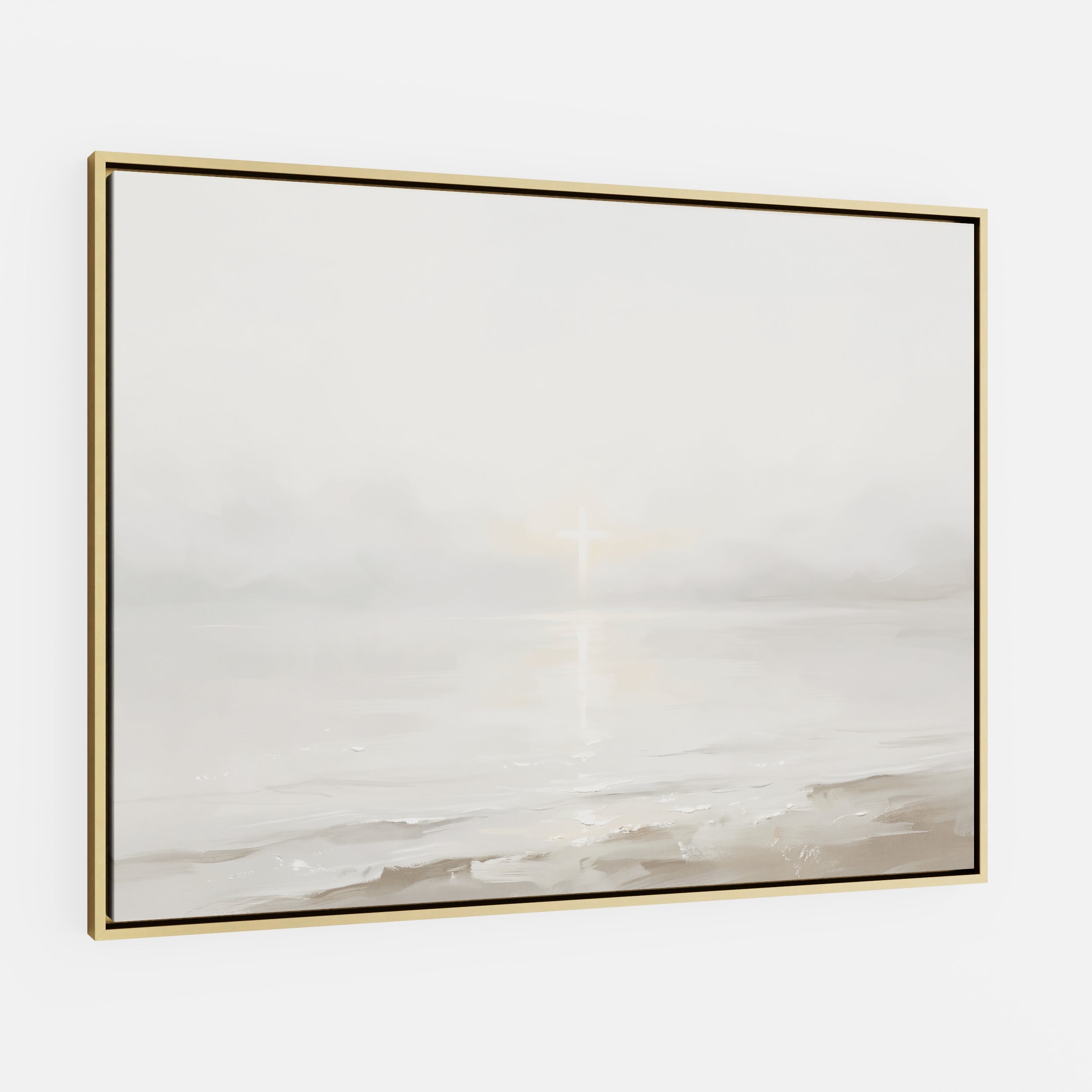 His Light on Still Waters - Canvas